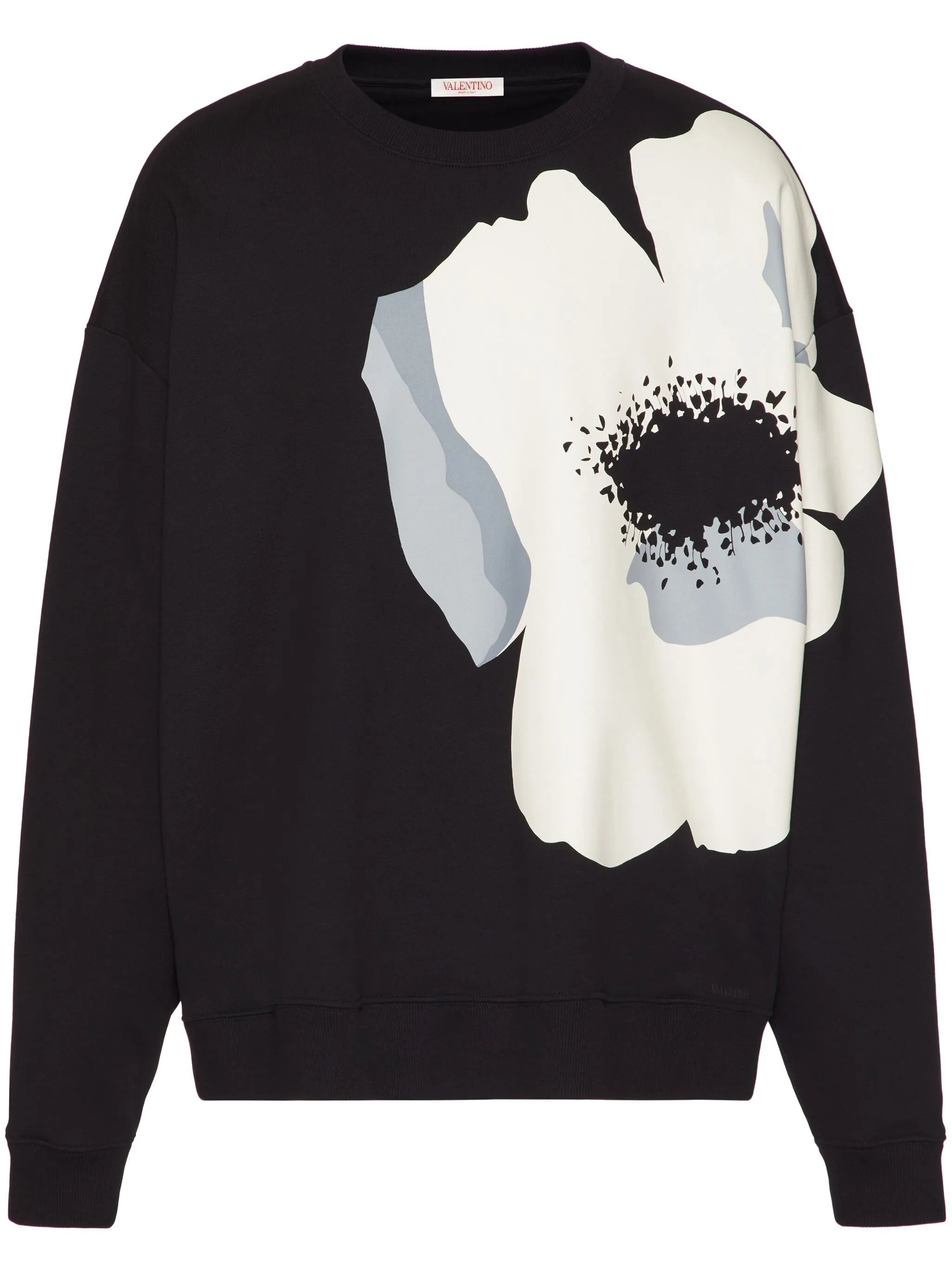 Flower Portrait-print cotton sweatshirt