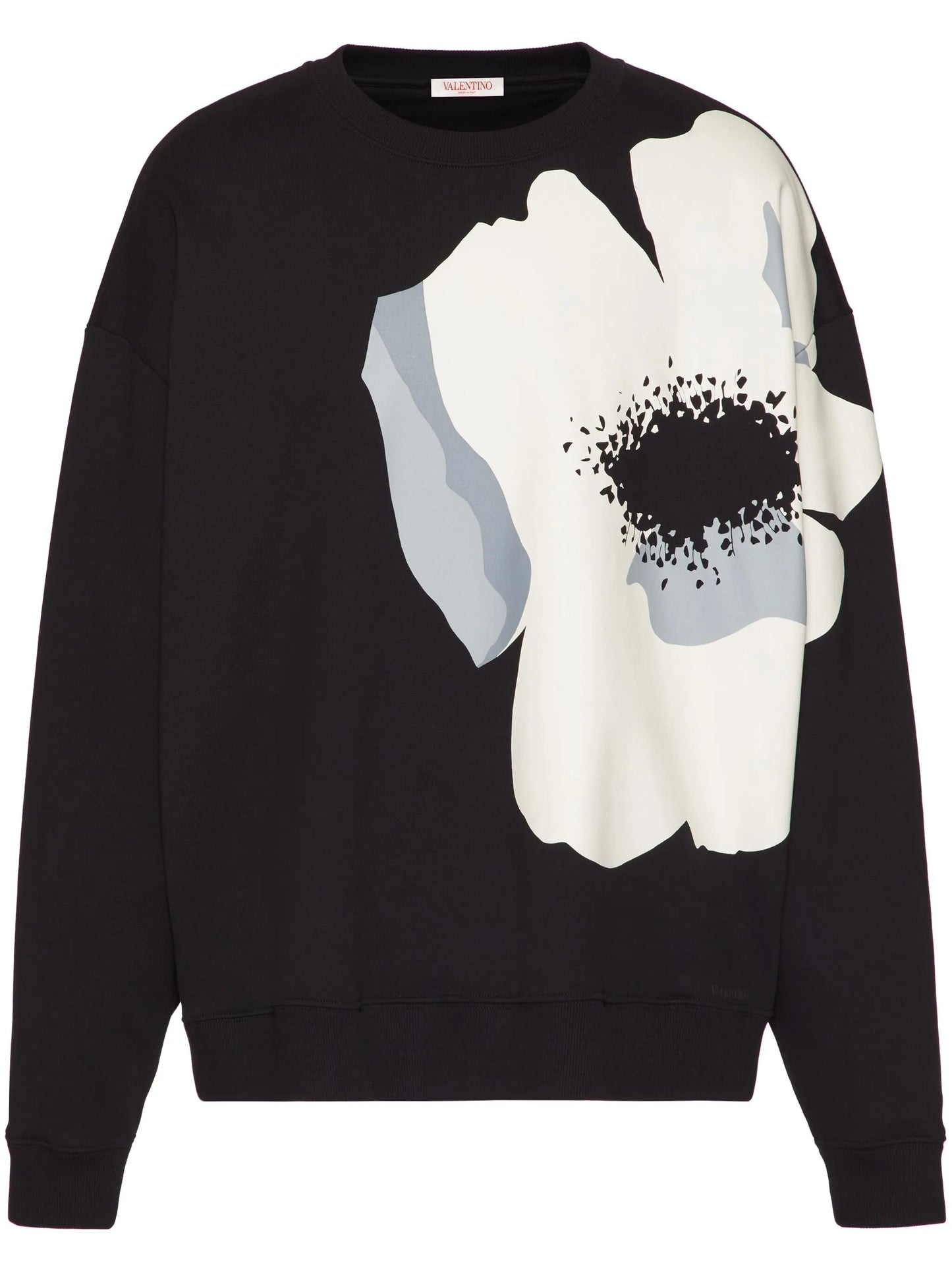 Flower Portrait-print cotton sweatshirt