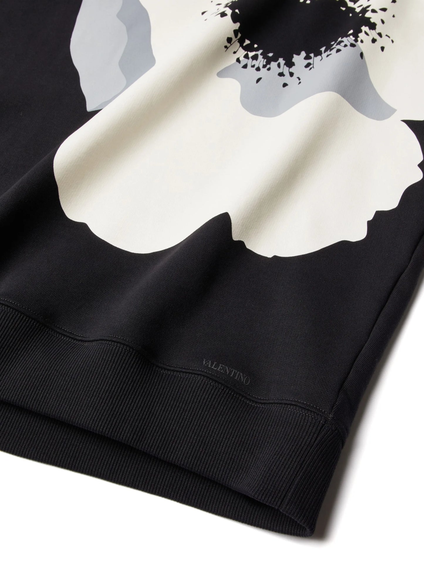 Flower Portrait-print cotton sweatshirt
