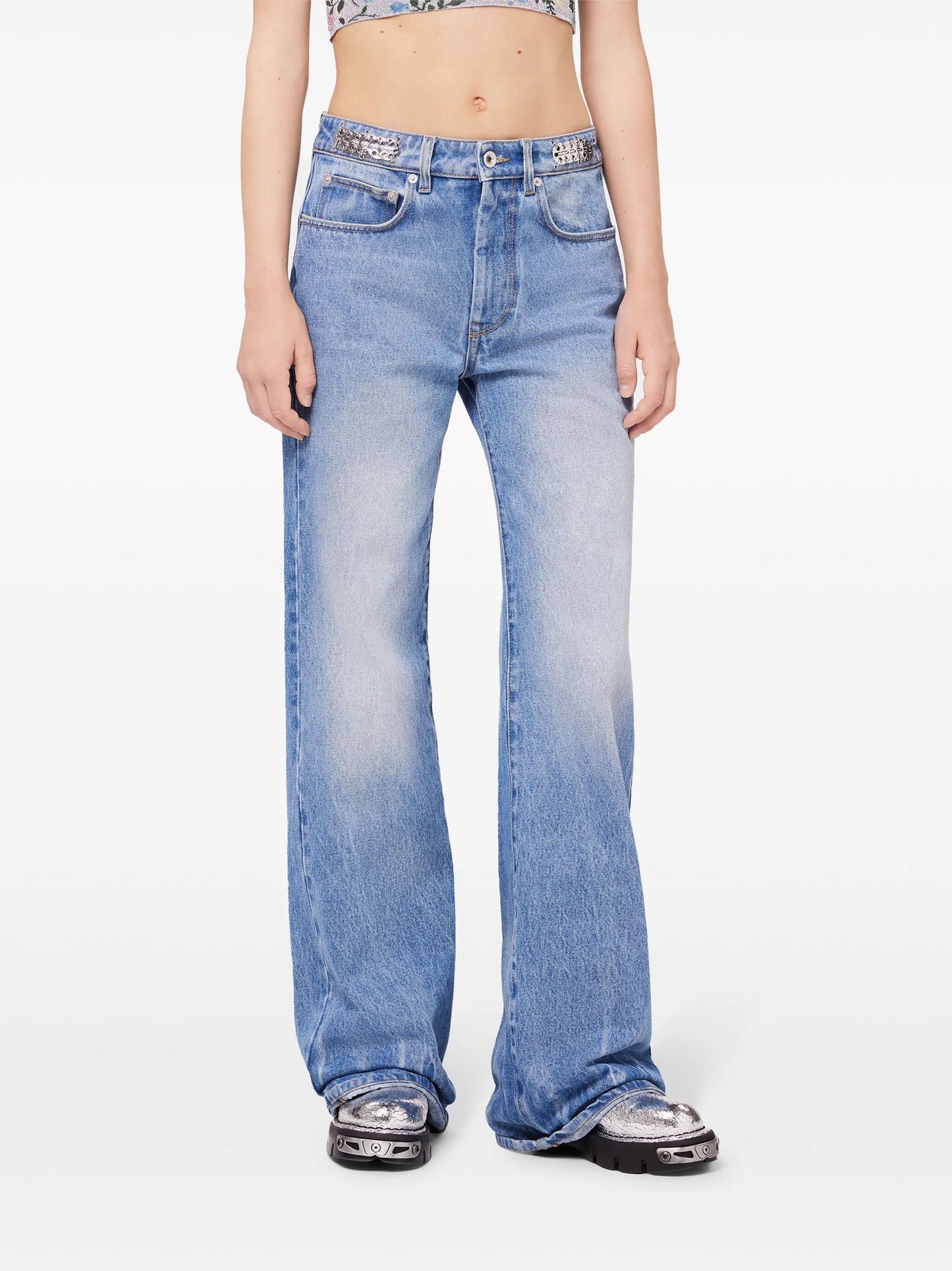 1969 cotton straight-leg jeans