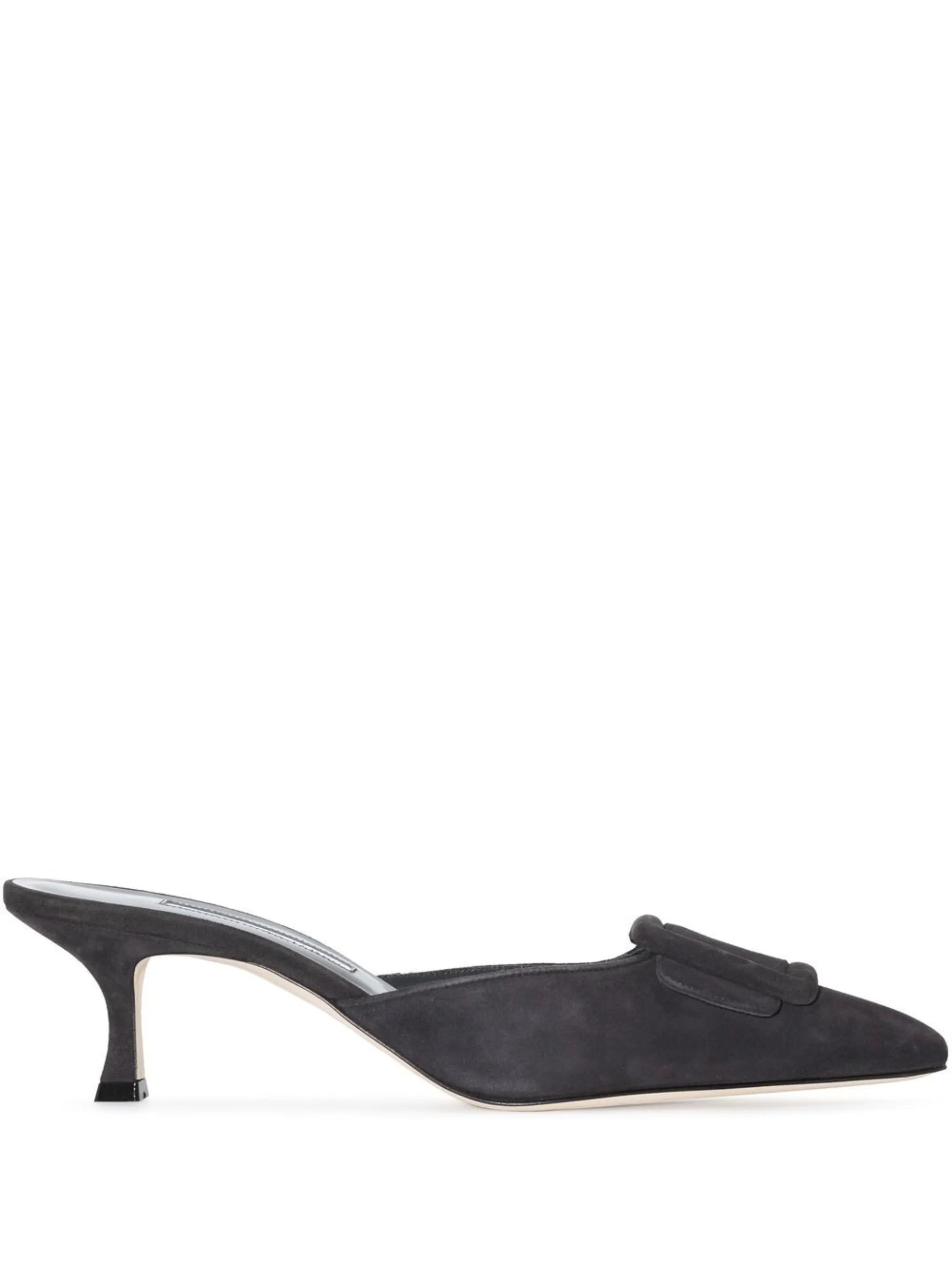 Maysale 50mm leather mules
