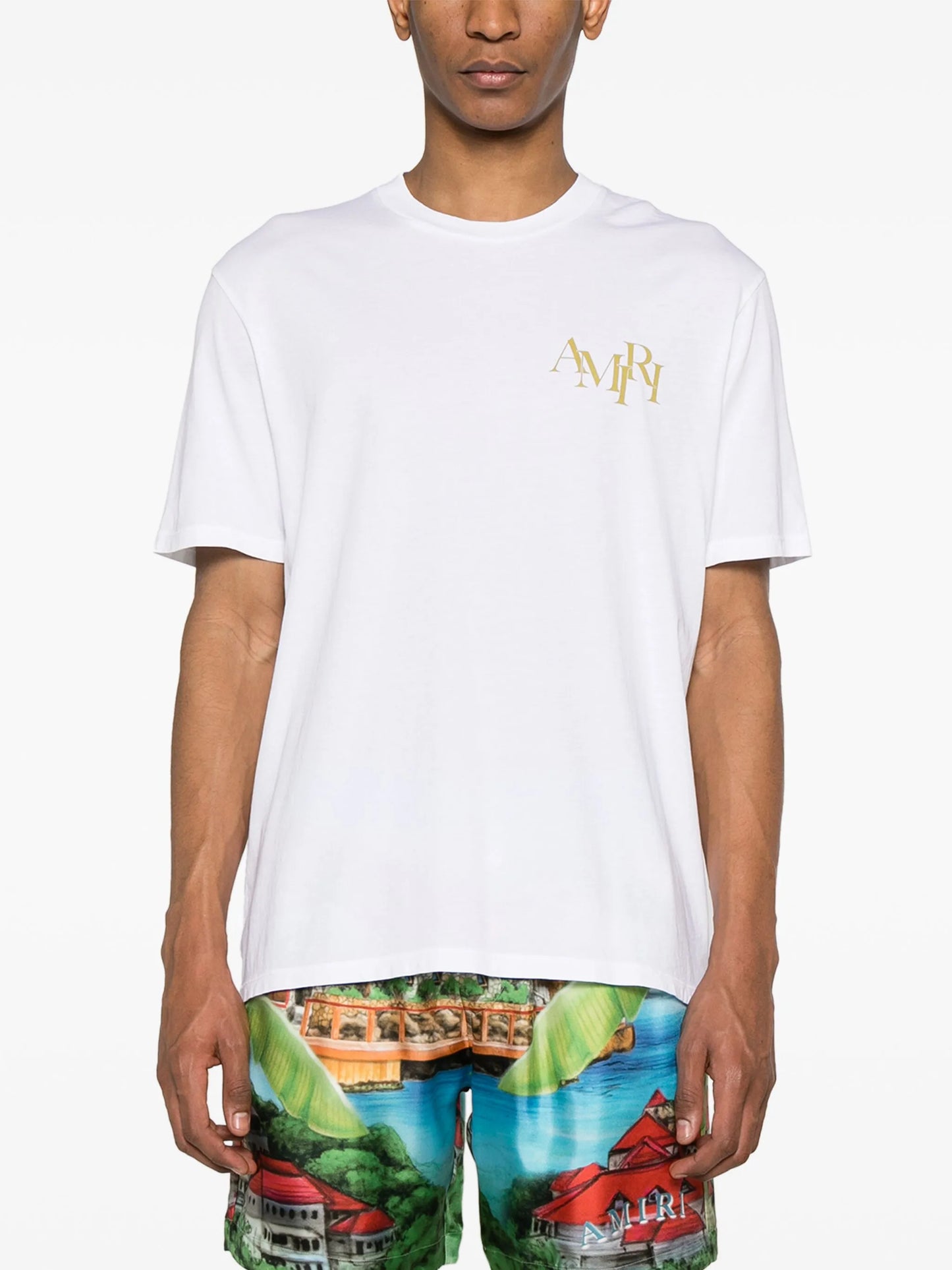 Champagne cotton T-shirt