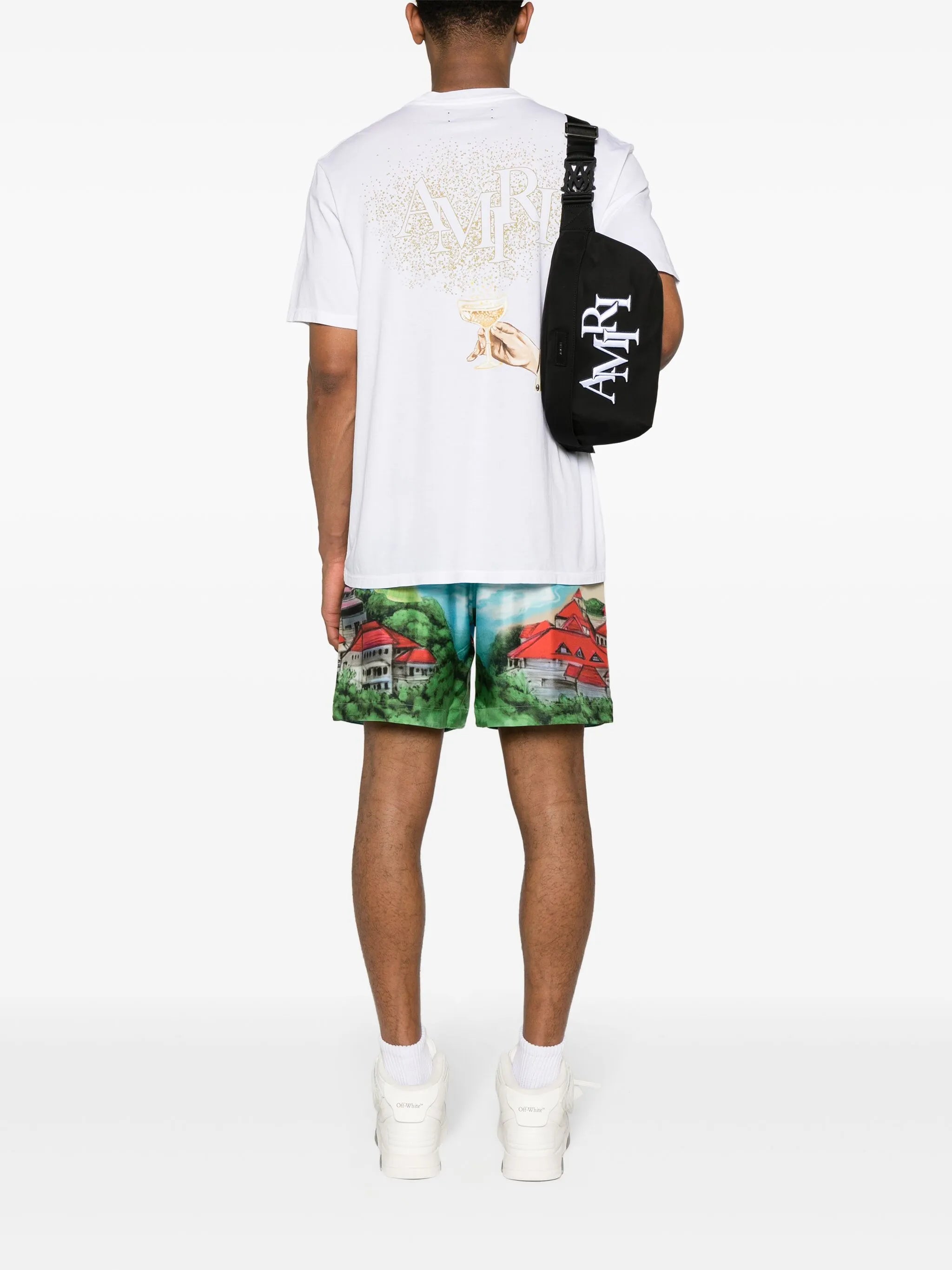 Champagne cotton T-shirt