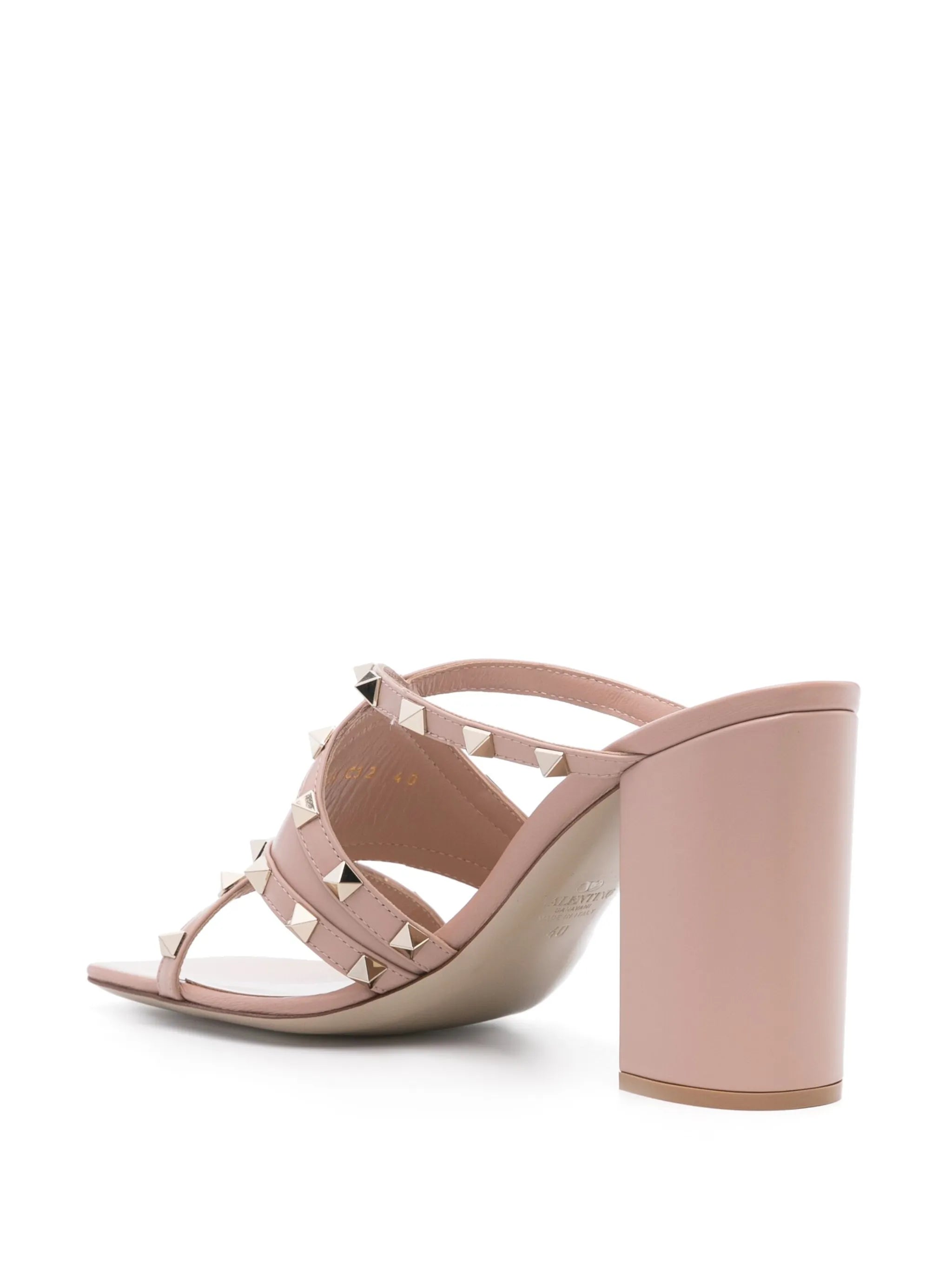 90mm Rockstud strappy leather sandals