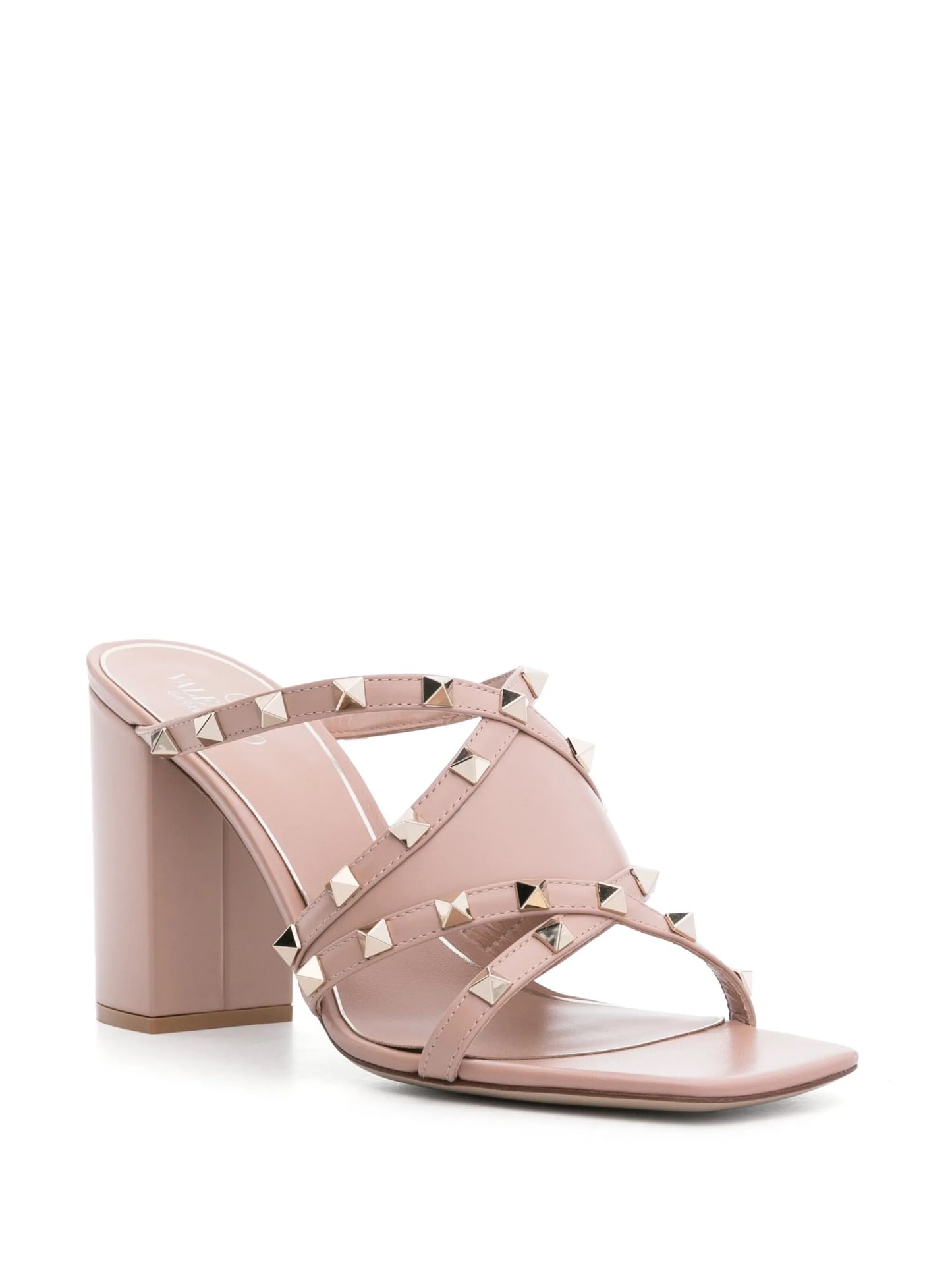 90mm Rockstud strappy leather sandals