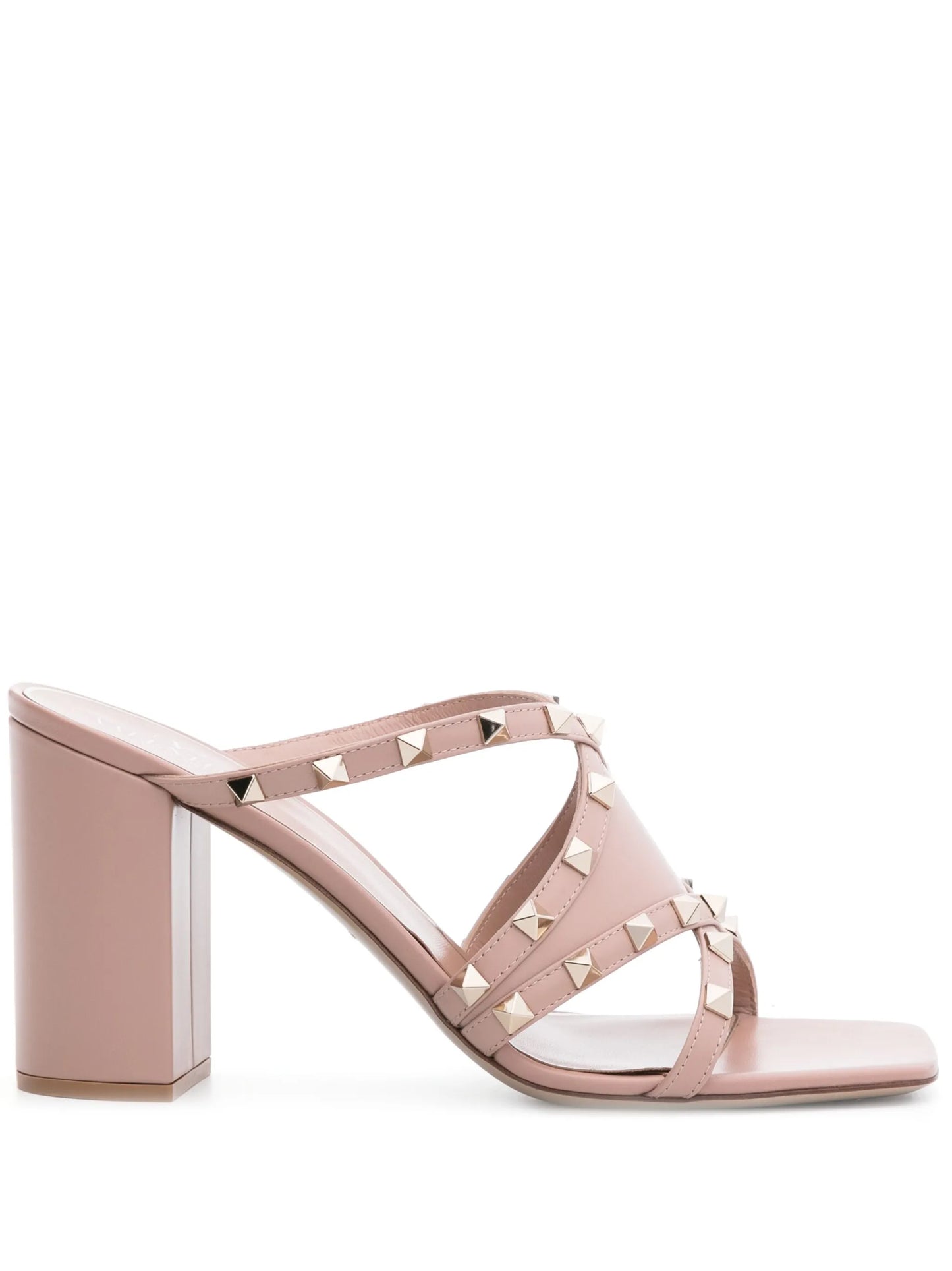 90mm Rockstud strappy leather sandals