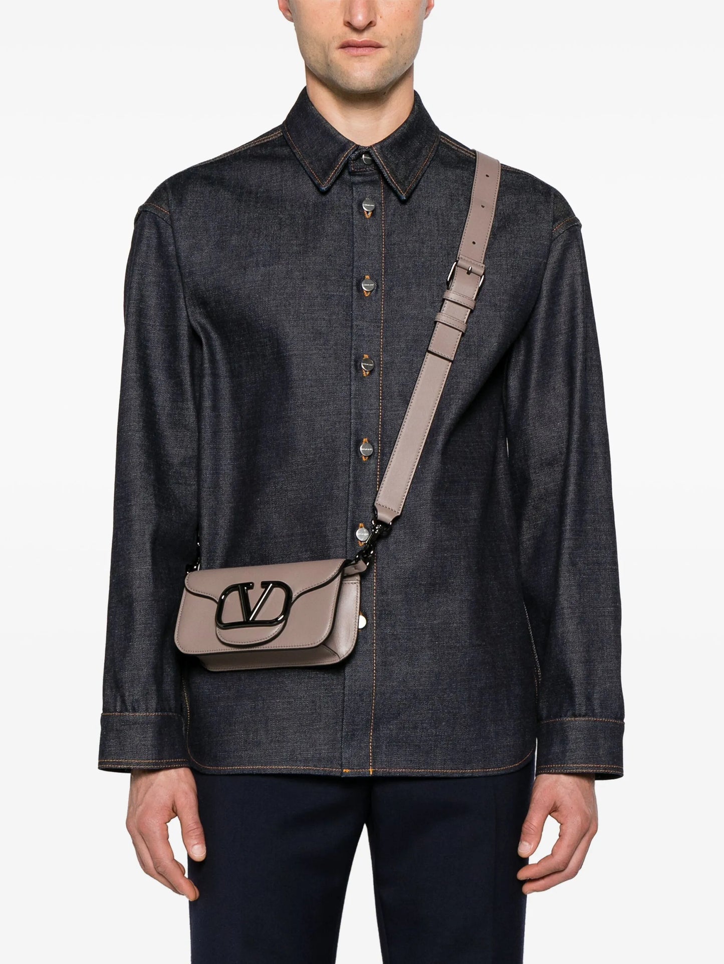 mini Locò leather shoulder bag
