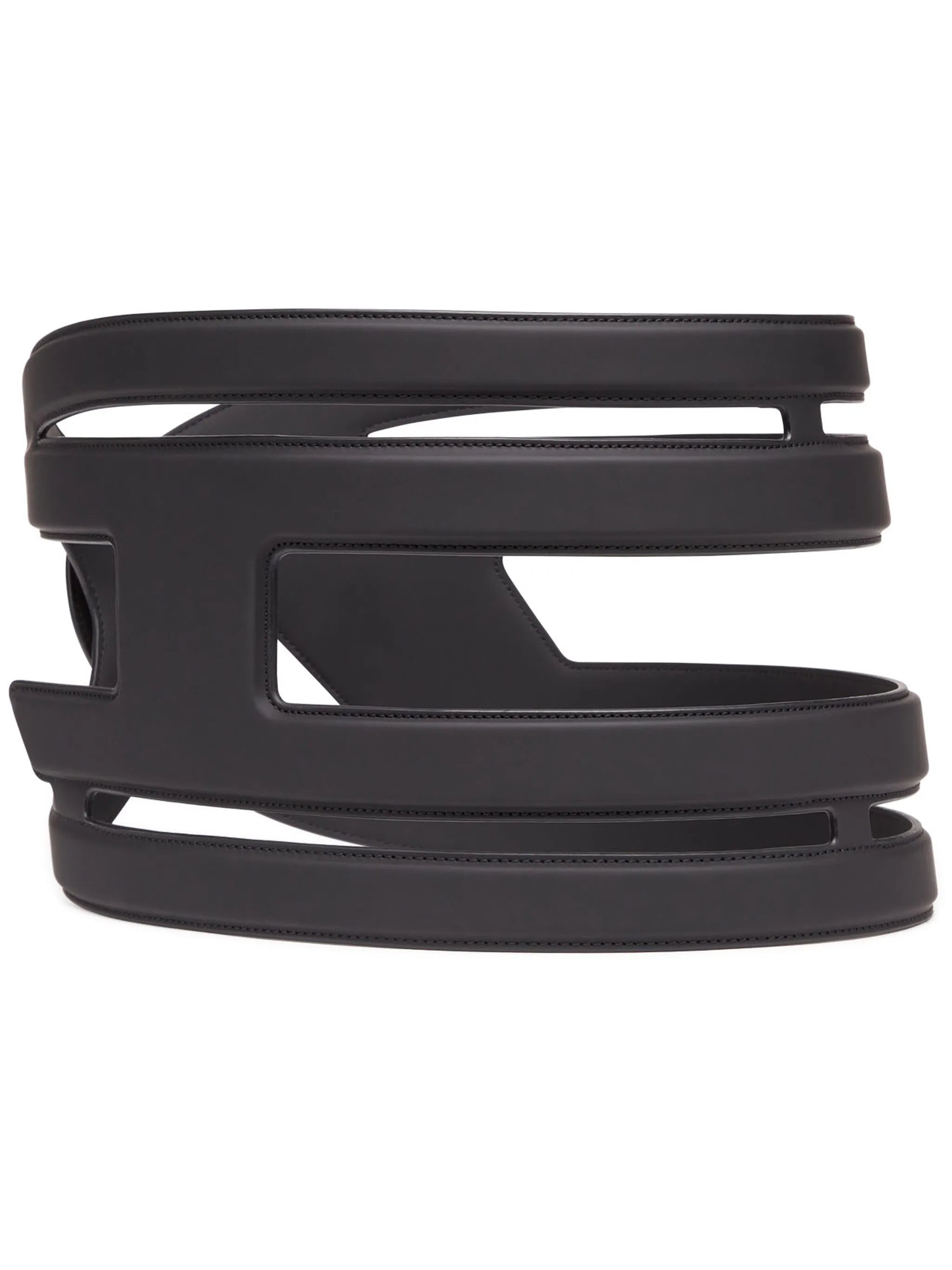 B-Cage-D faux-leather belt