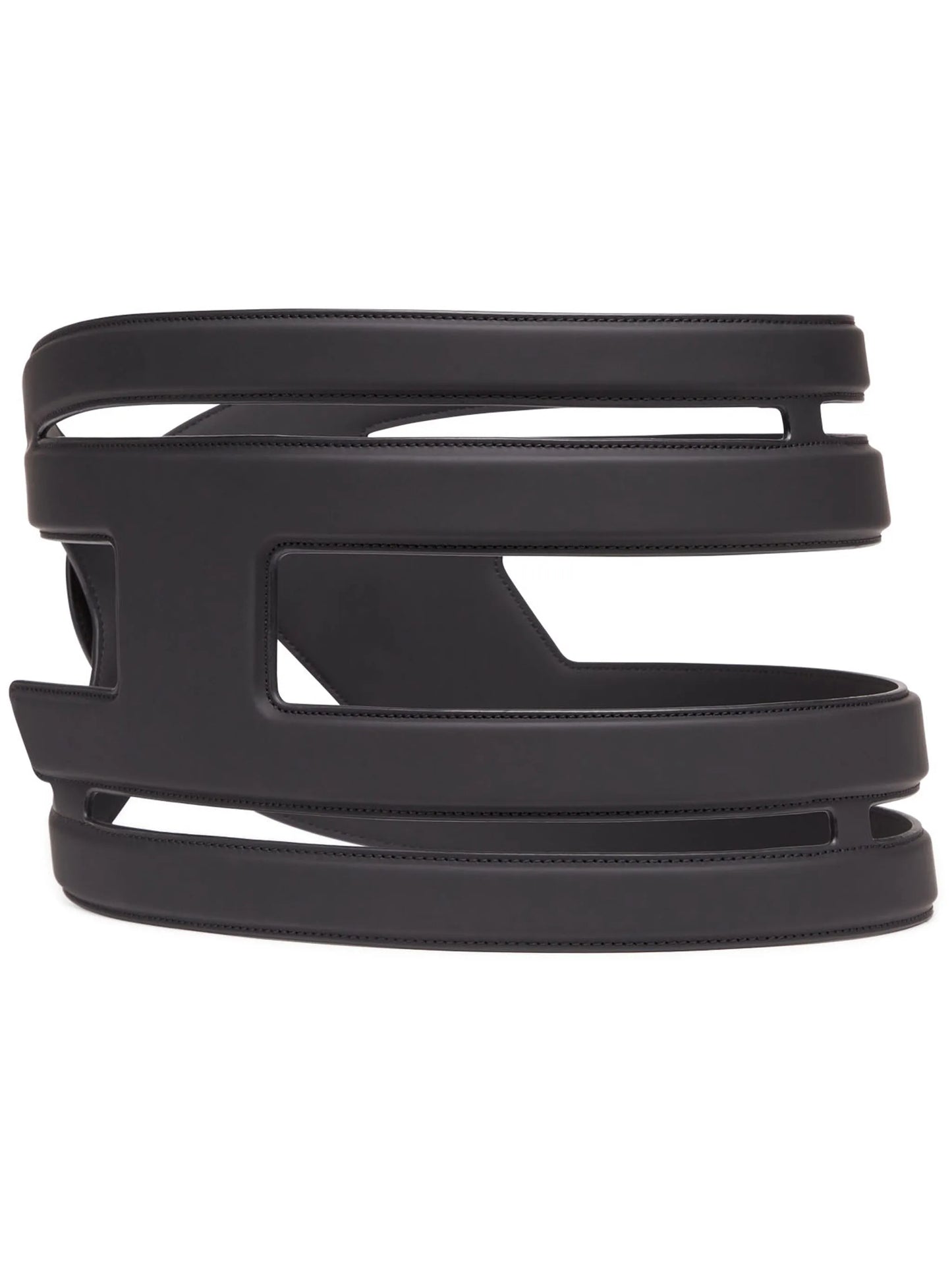 B-Cage-D faux-leather belt