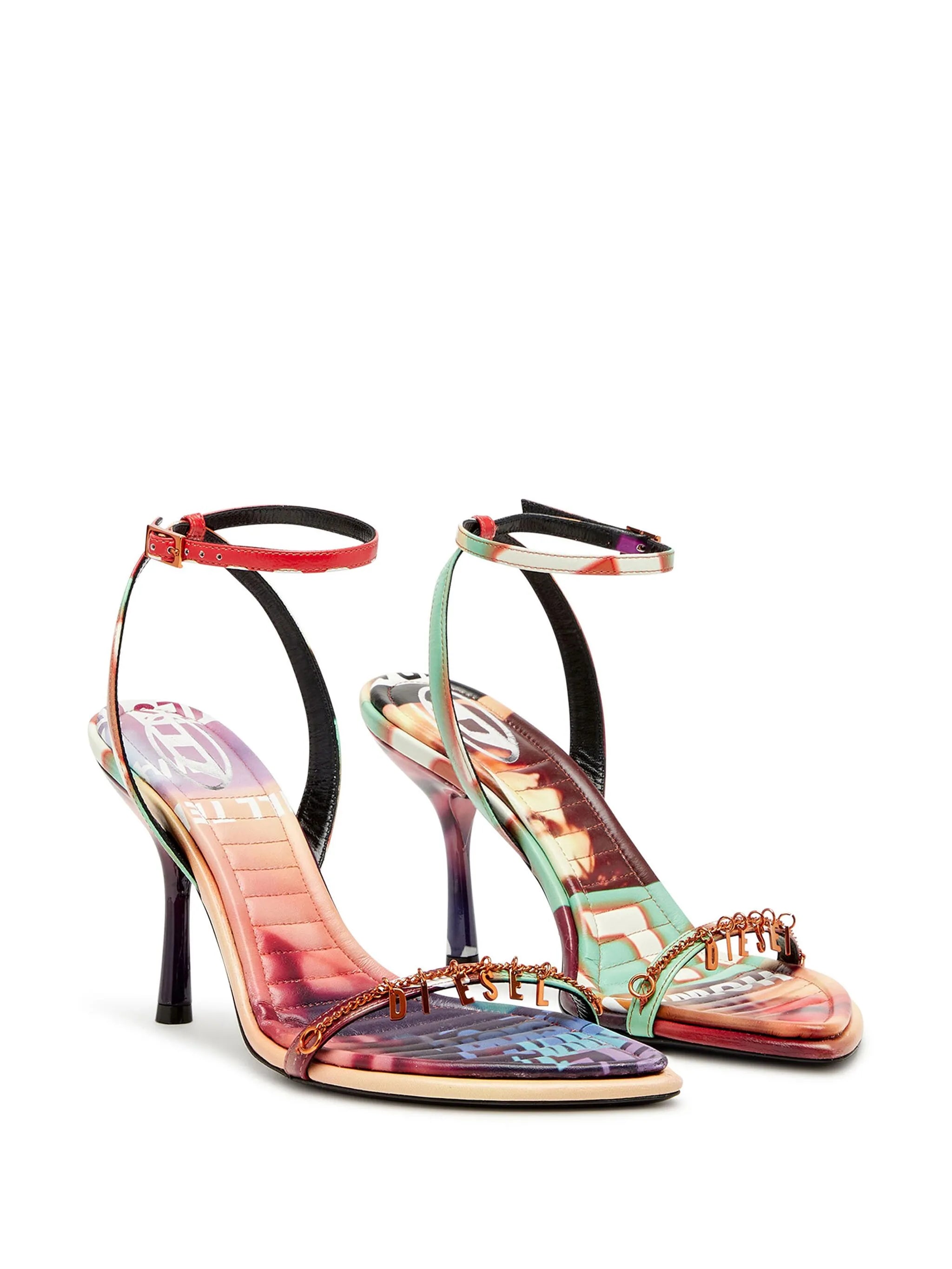 D-Vina logo-charm sandals