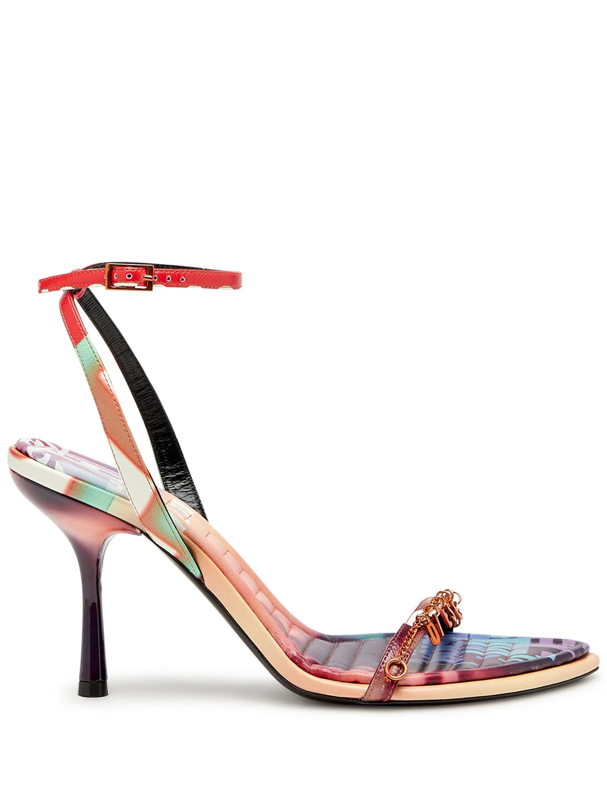 D-Vina logo-charm sandals