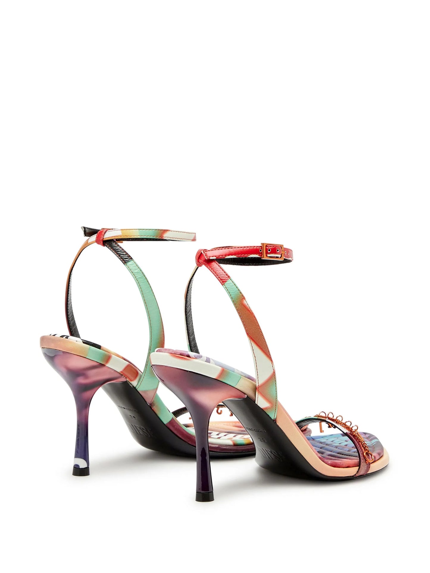 D-Vina logo-charm sandals
