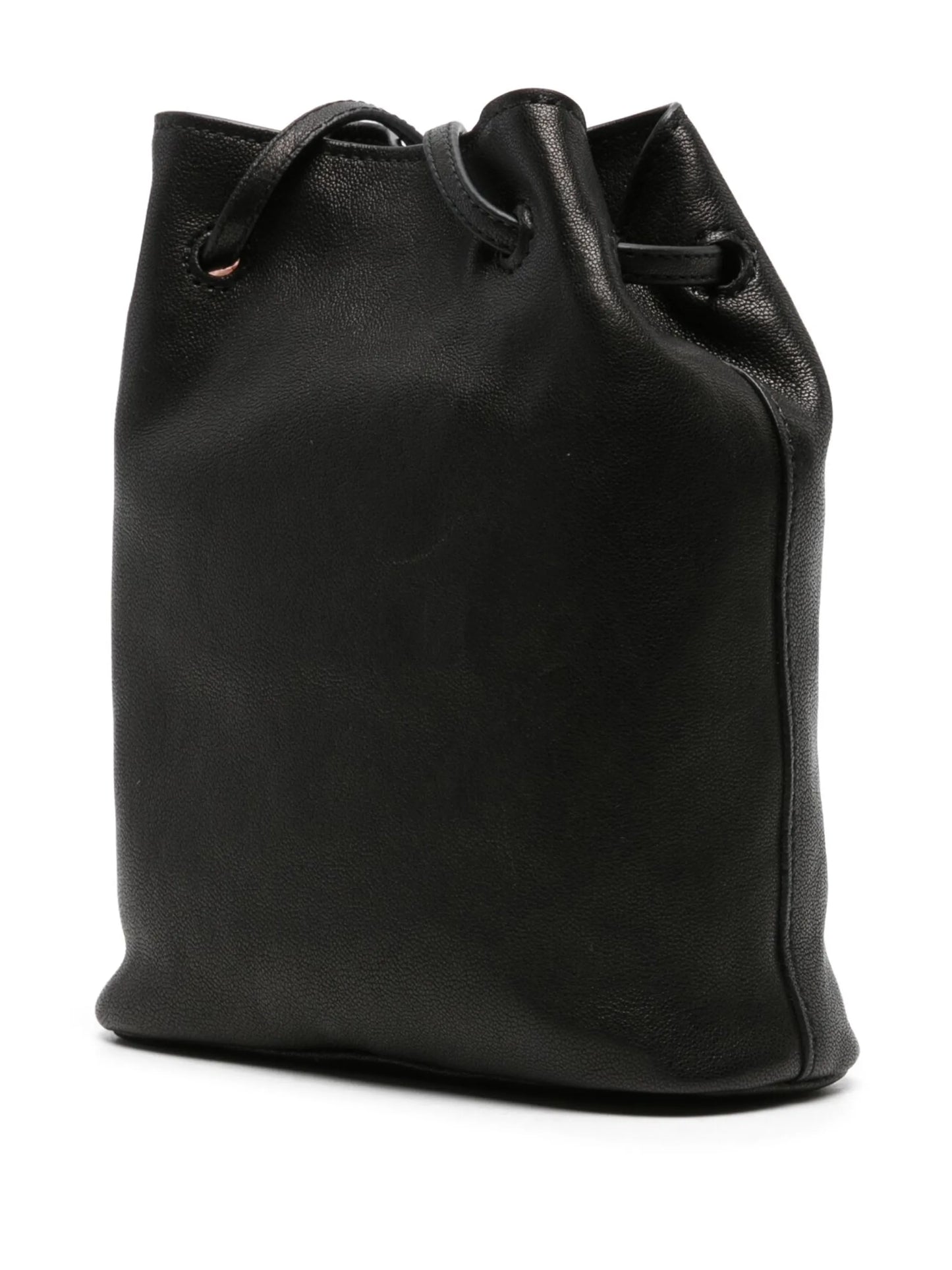 mini leather bucket bag