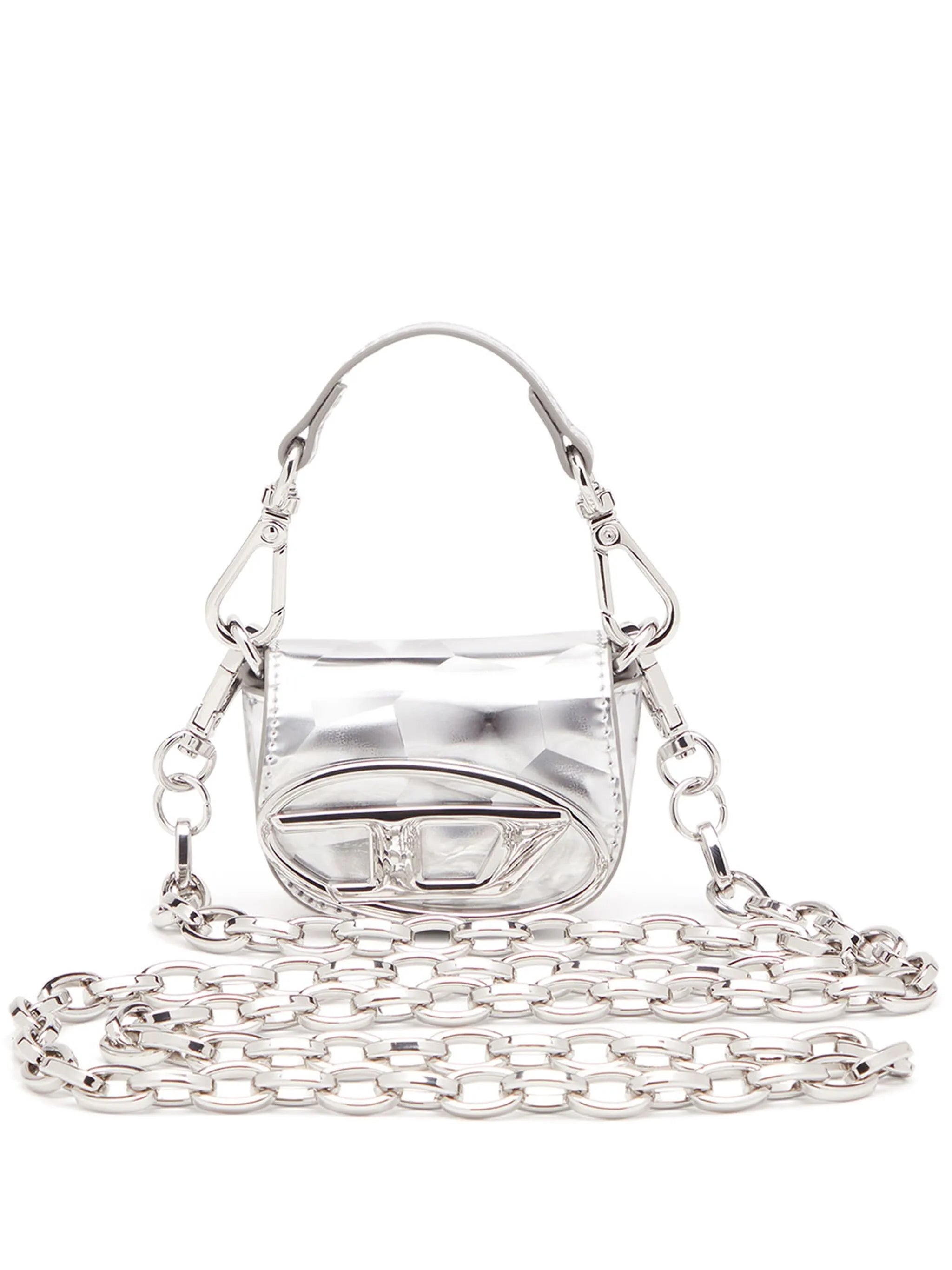 1dr Xxs metallic-leather shoulder bag