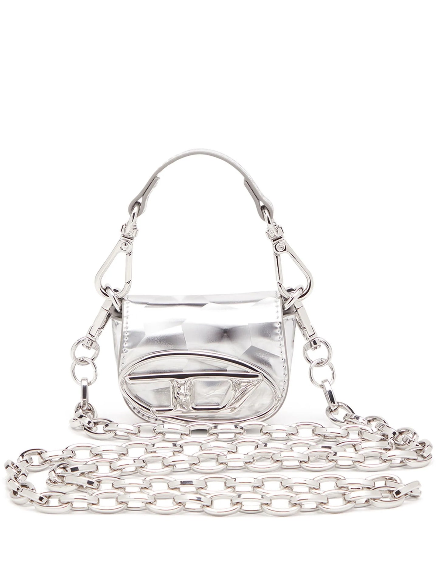 1dr Xxs metallic-leather shoulder bag