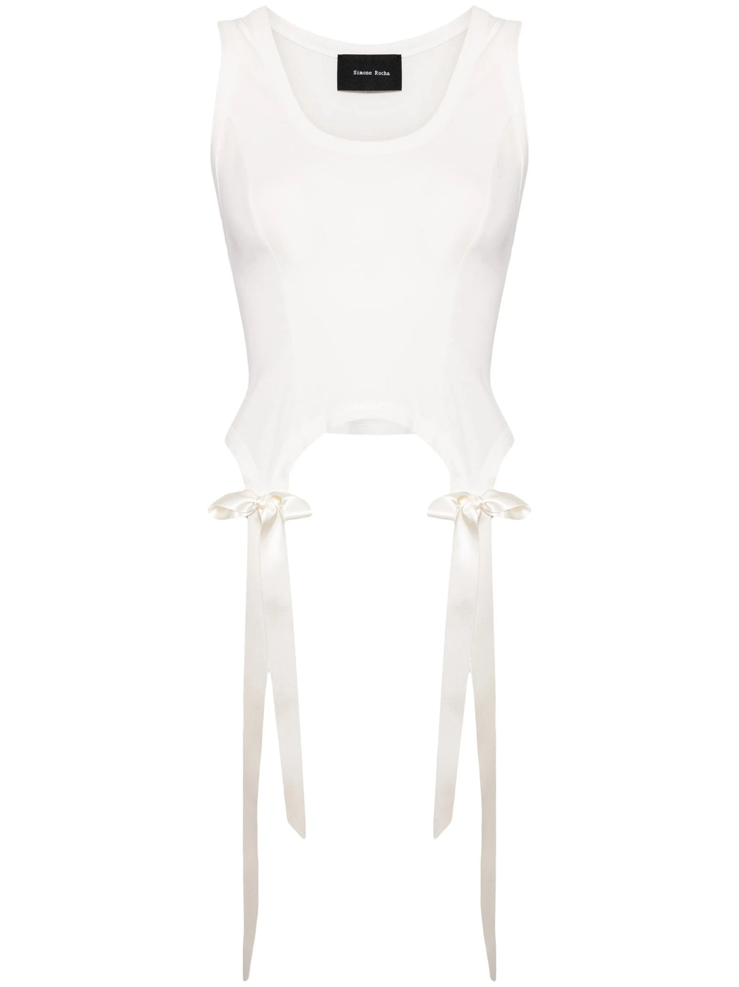Easy Bow Tails cotton tank top