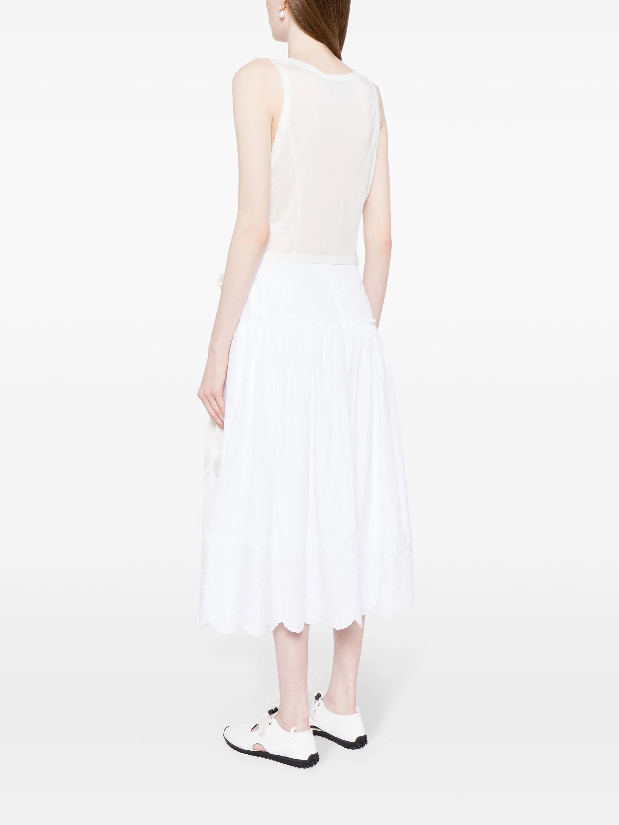 Easy Bow Tails cotton tank top