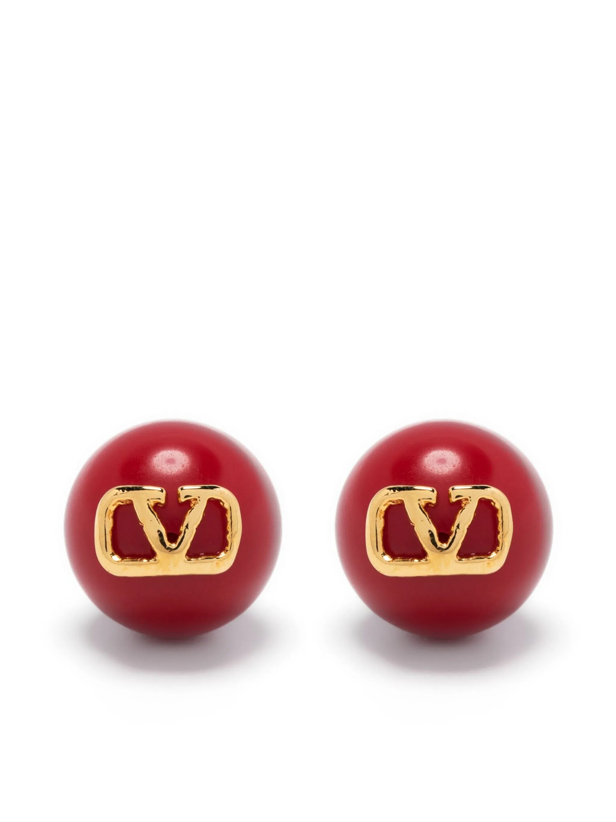 VLogo Signature stud earrings