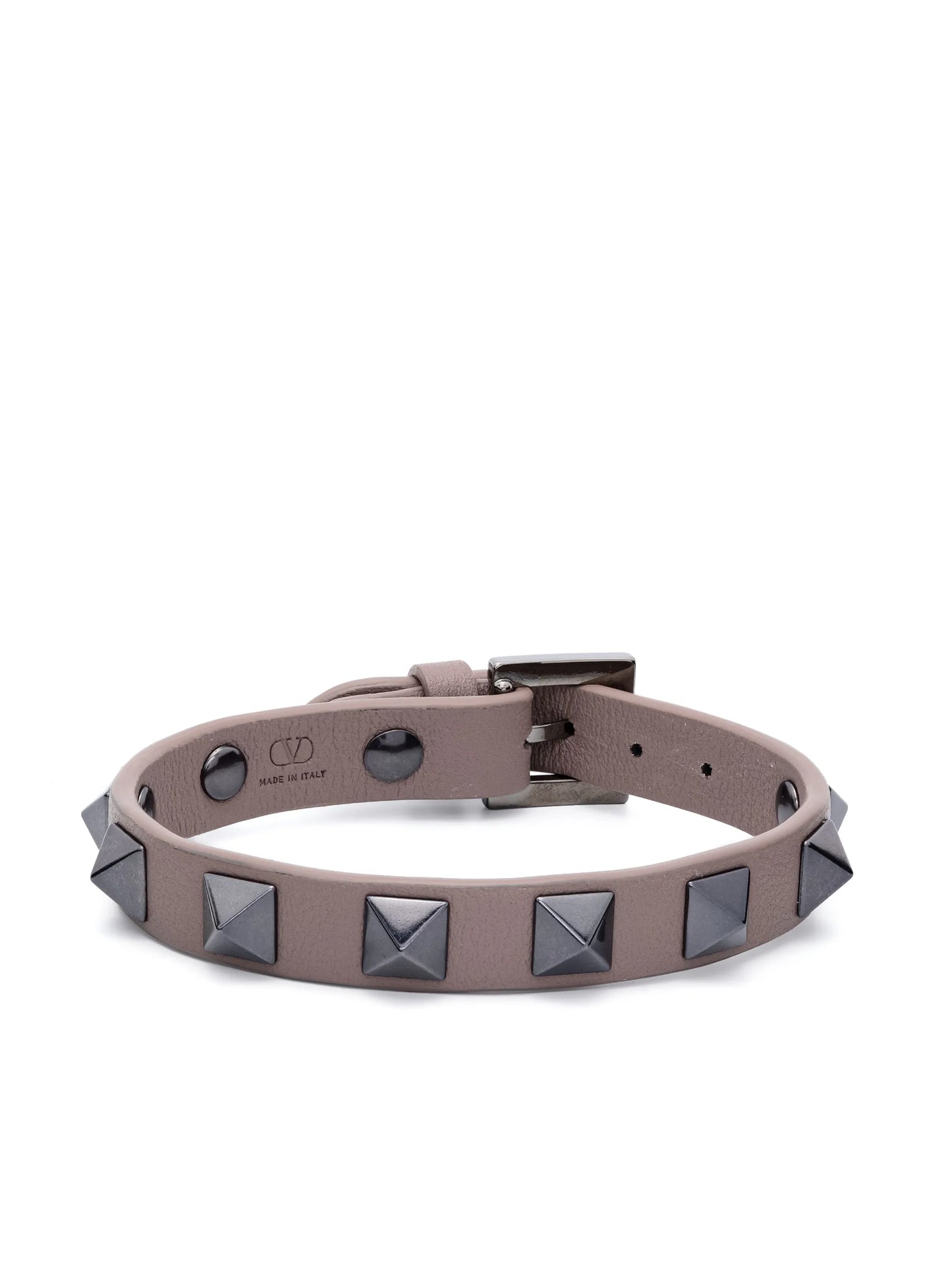 Rockstud leather bracelet