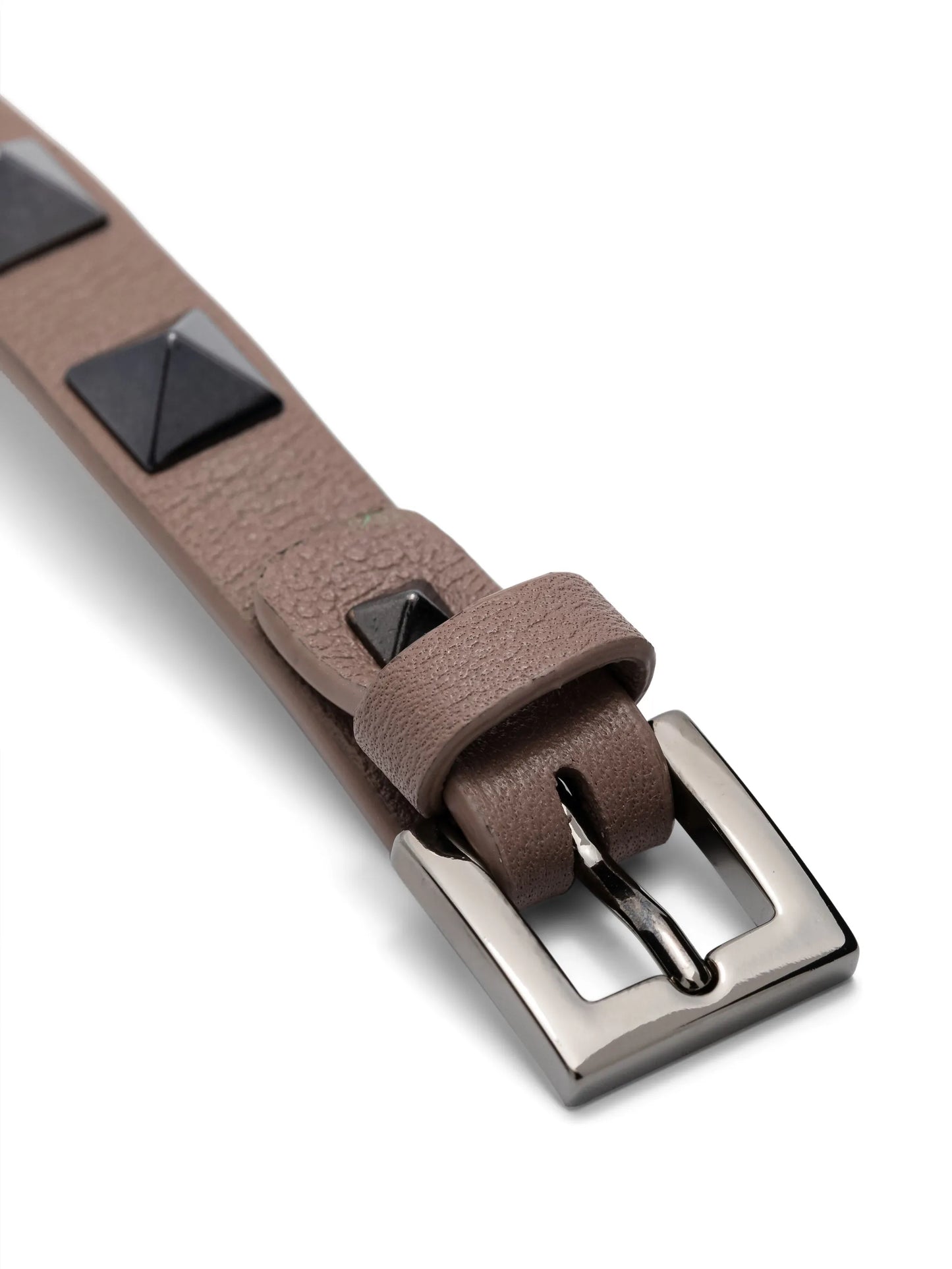 Rockstud leather bracelet