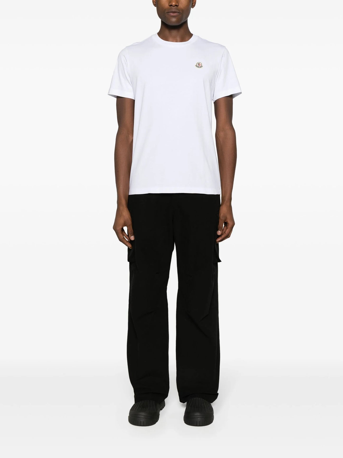 logo-patch cotton T-shirts (pack of three)