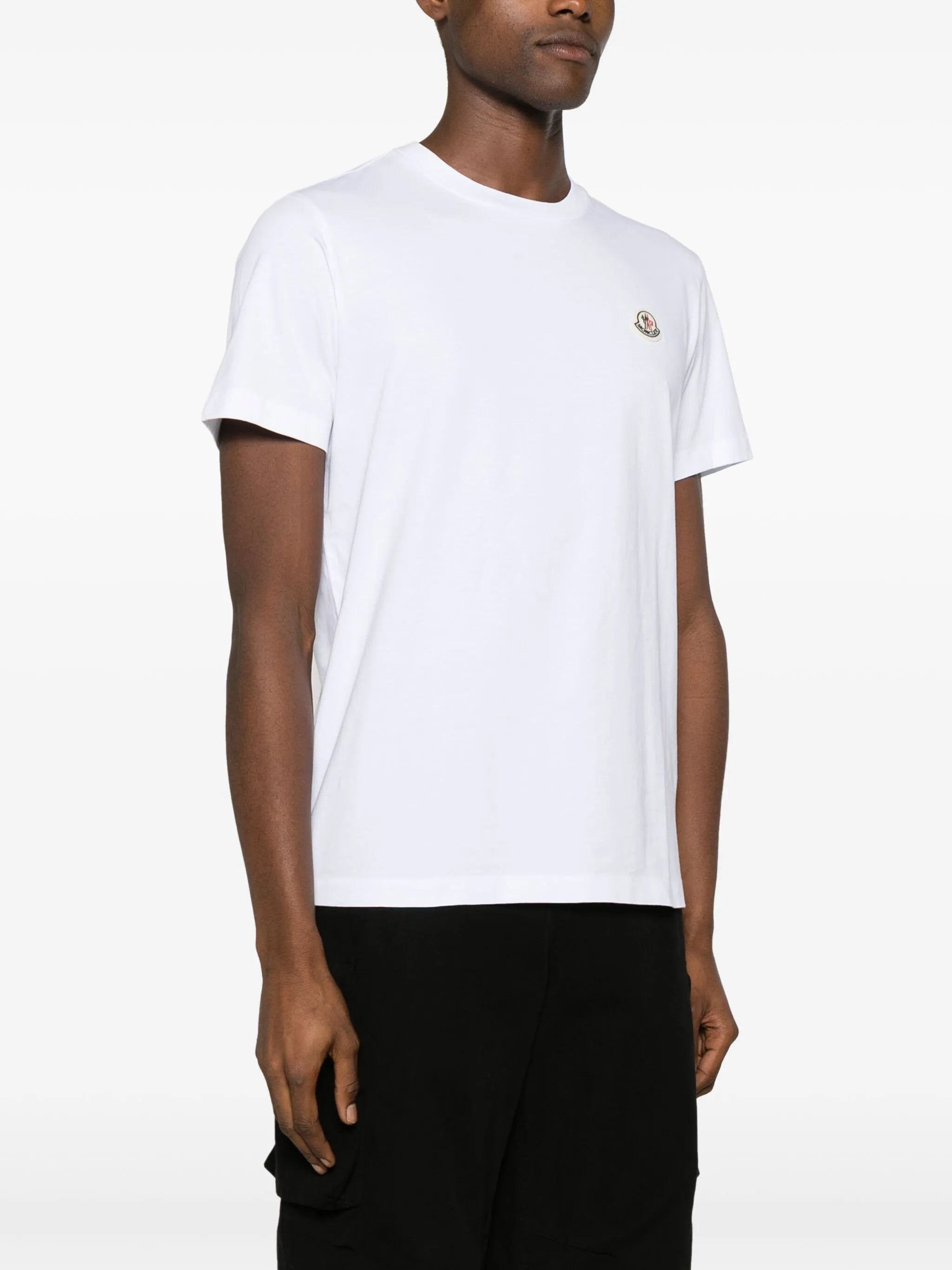 logo-patch cotton T-shirts (pack of three)