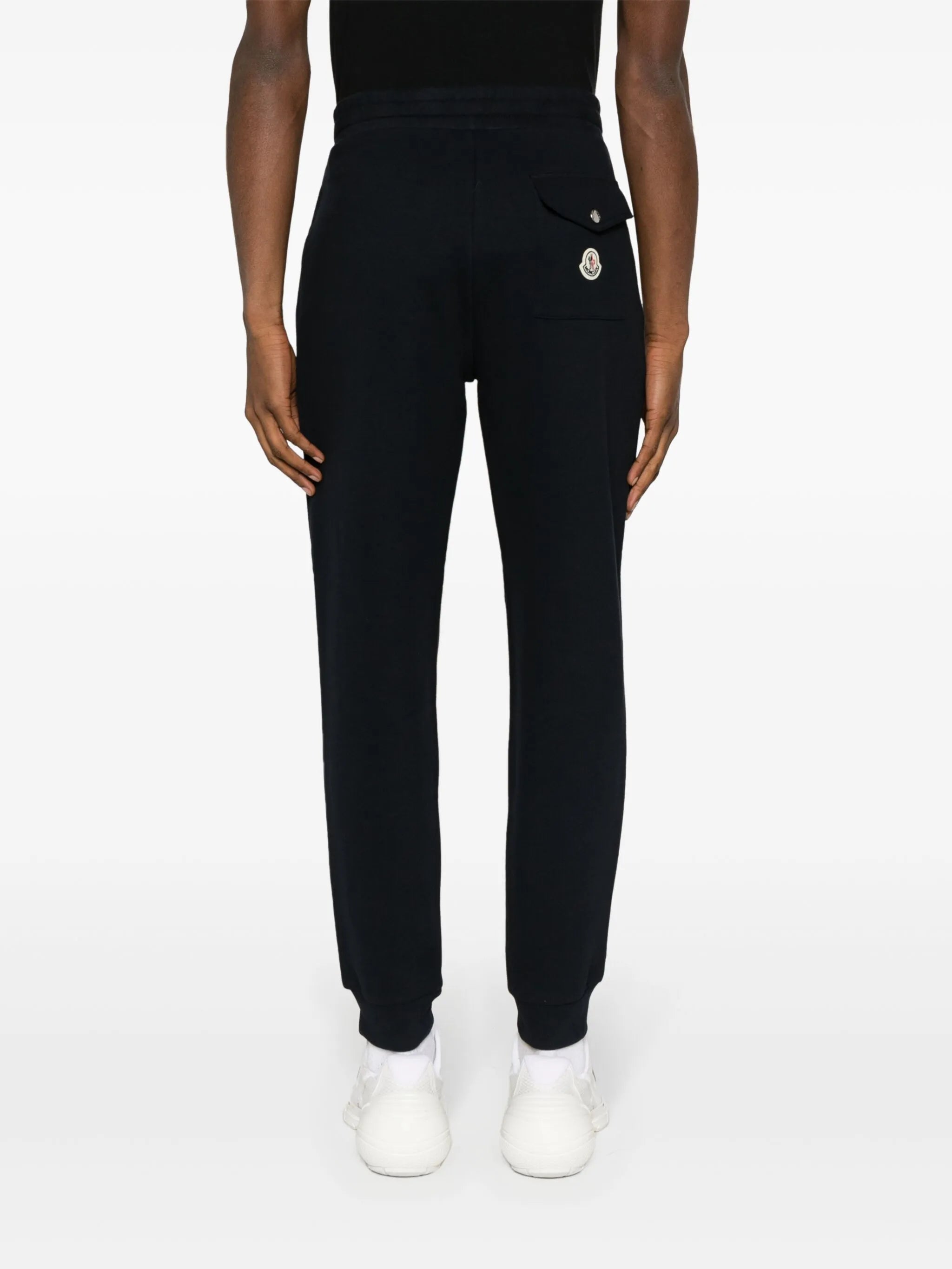 Tricolour Accent cotton track pants