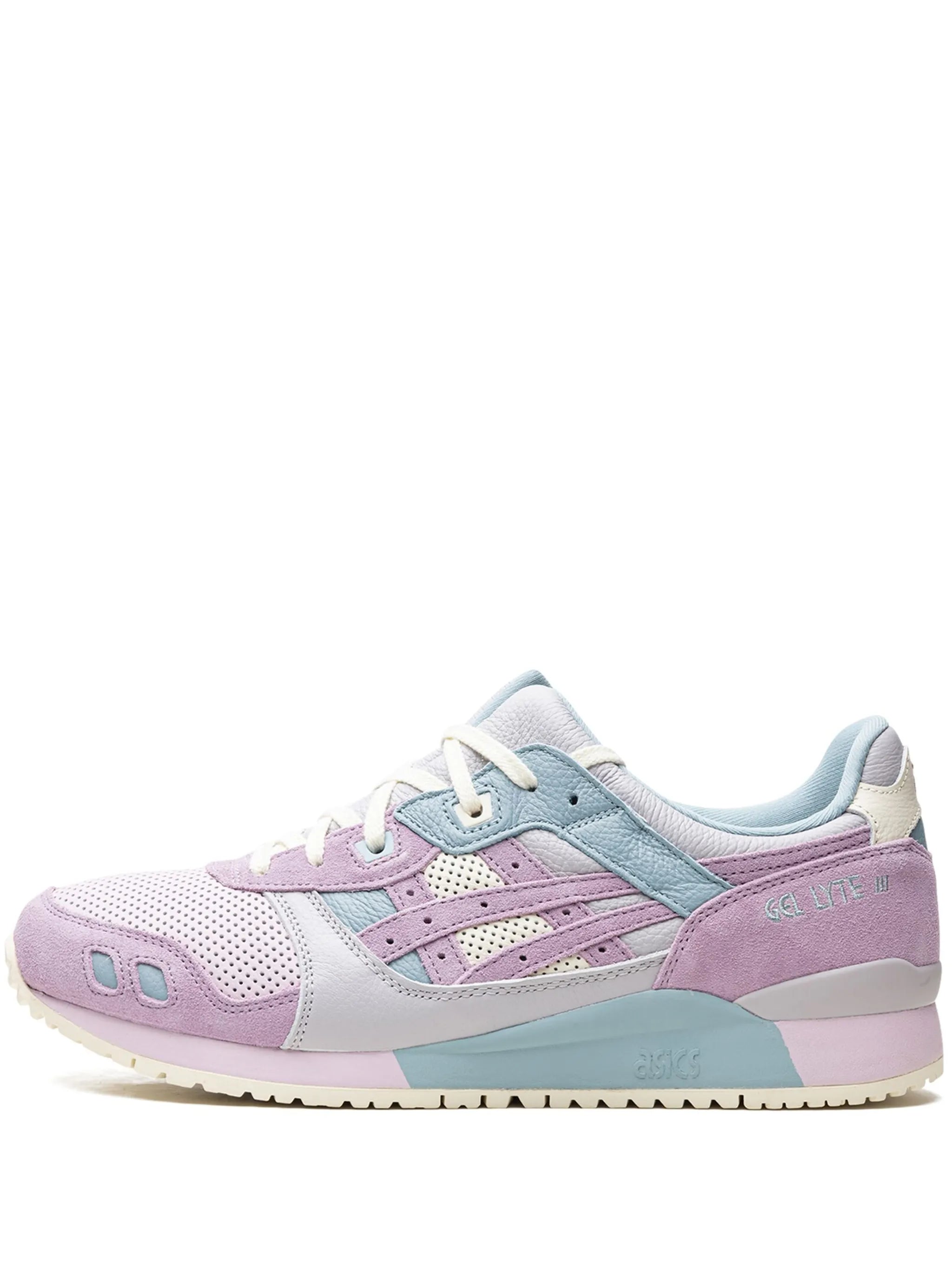 colour-block lace-up sneakers