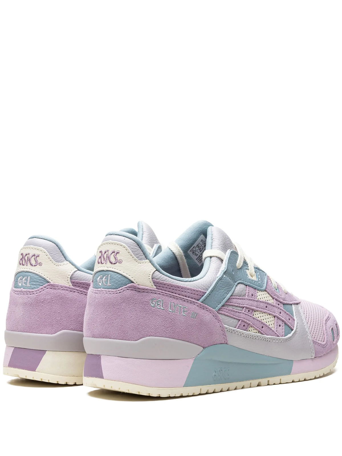 colour-block lace-up sneakers