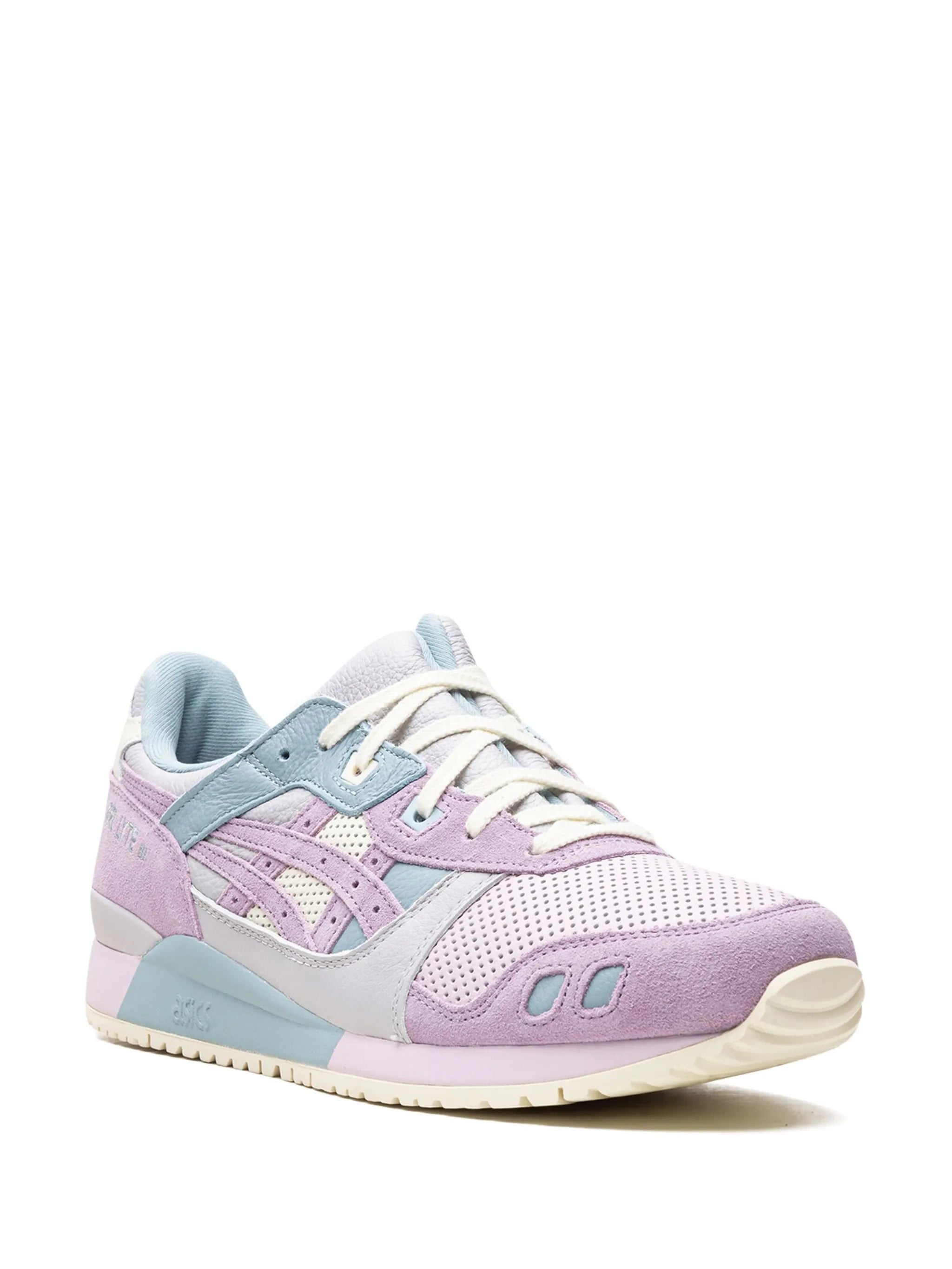 colour-block lace-up sneakers