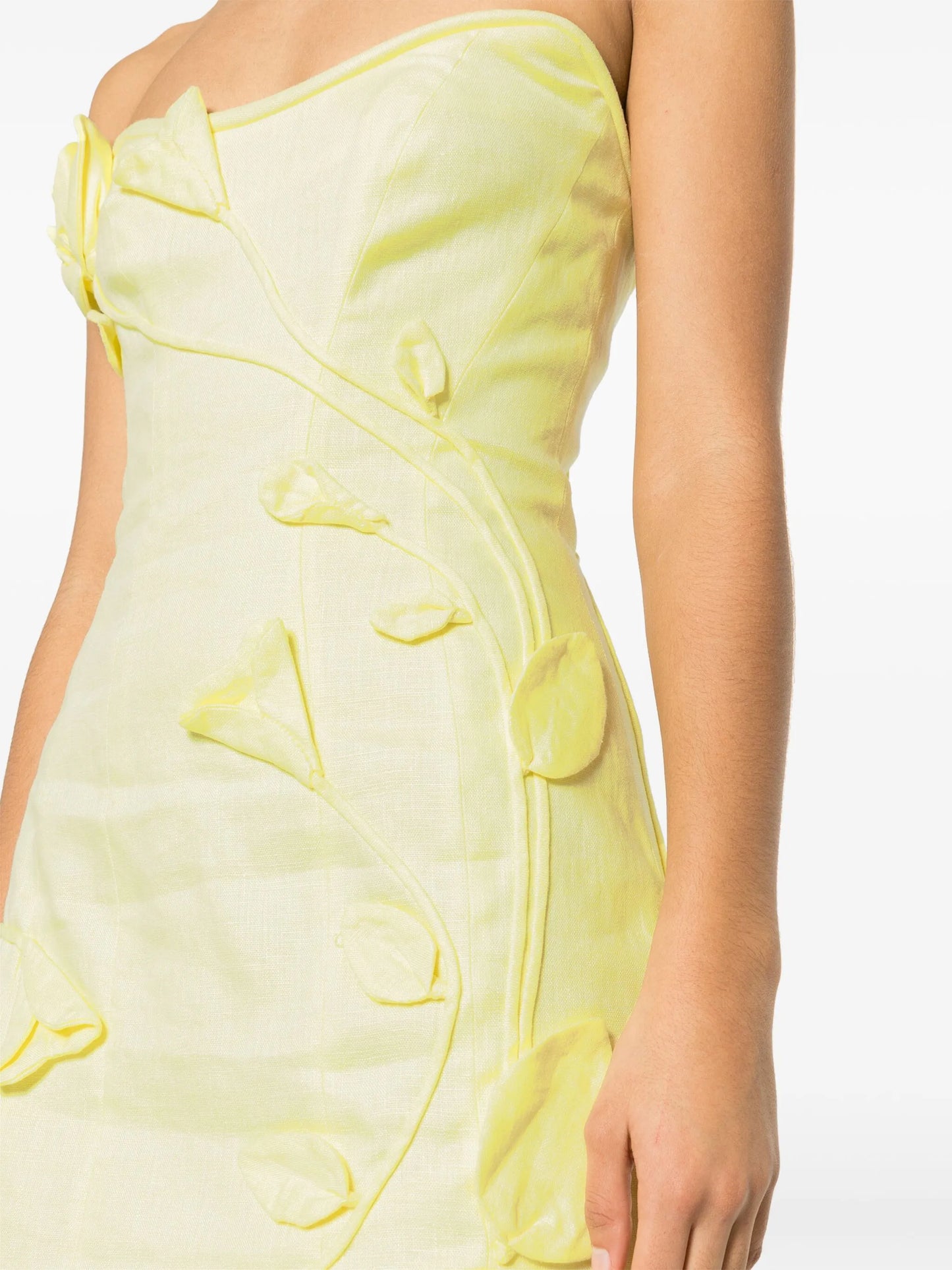 Matchmaker Rose appliquéd minidress