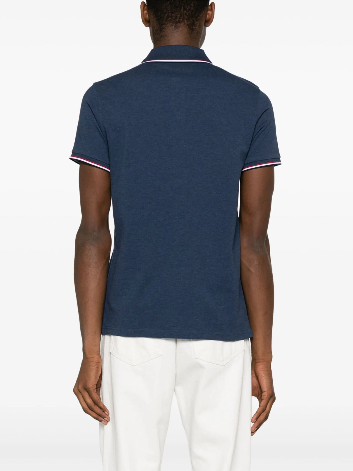 logo-patch cotton polo shirt