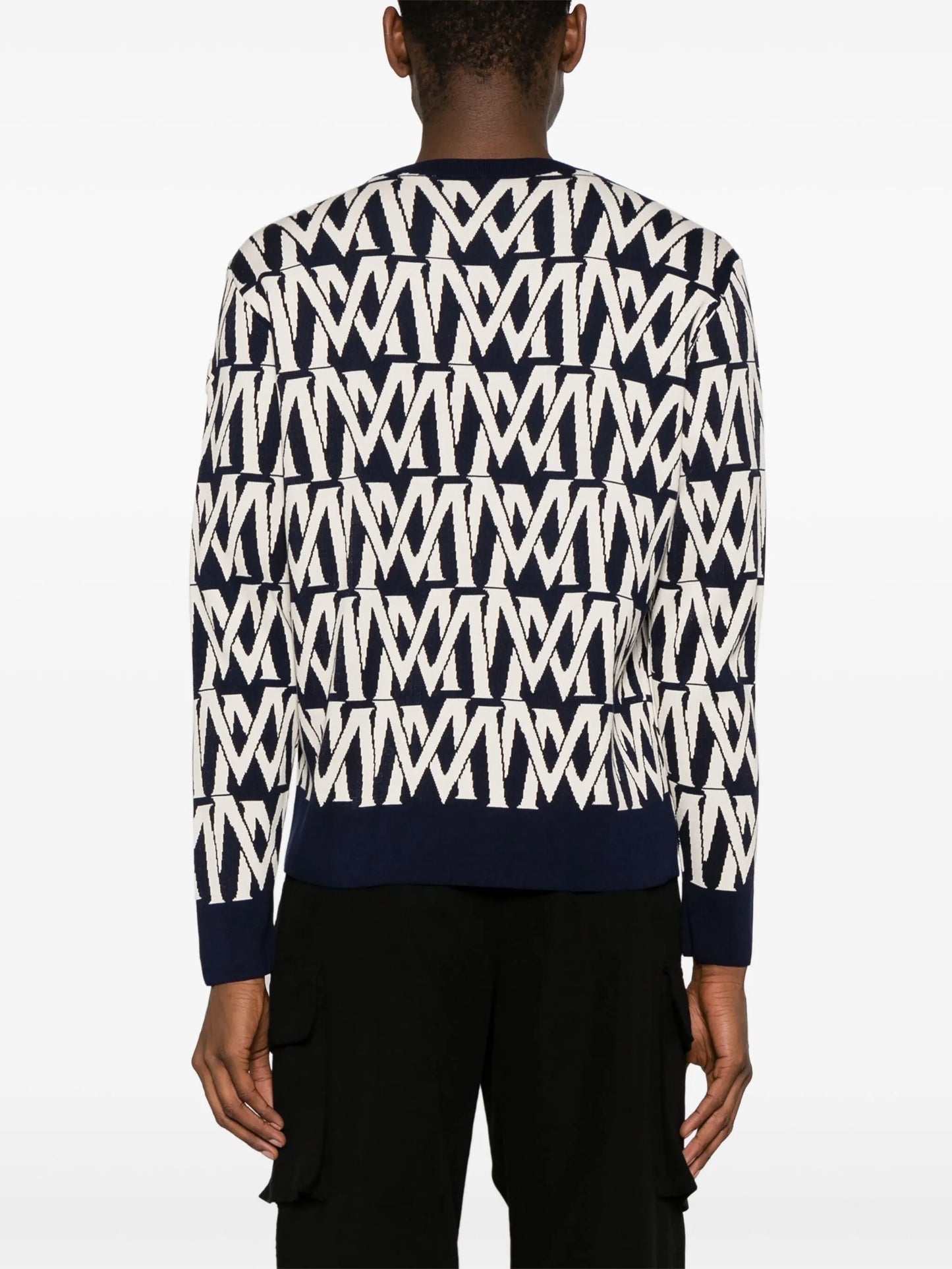 monogram-jacquard jumper
