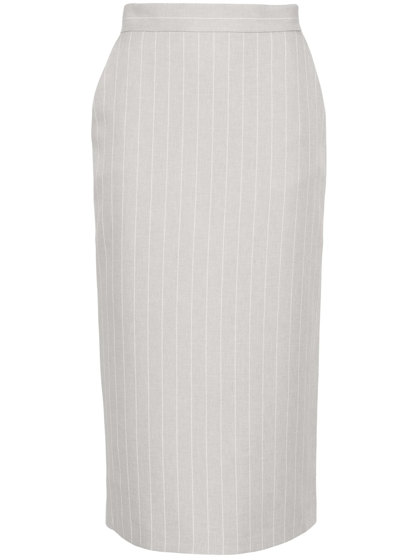 pinstriped pencil skirt