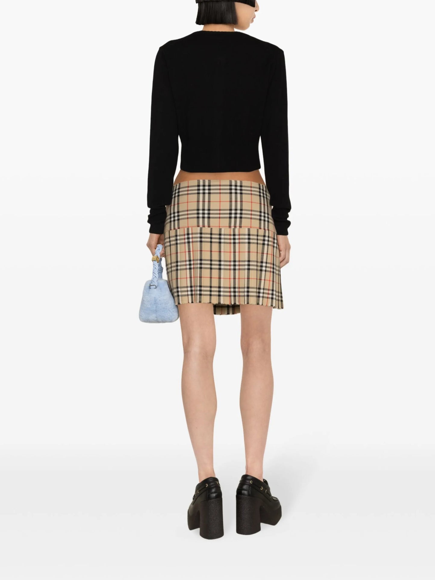 Orb-embroidered cropped cardigan