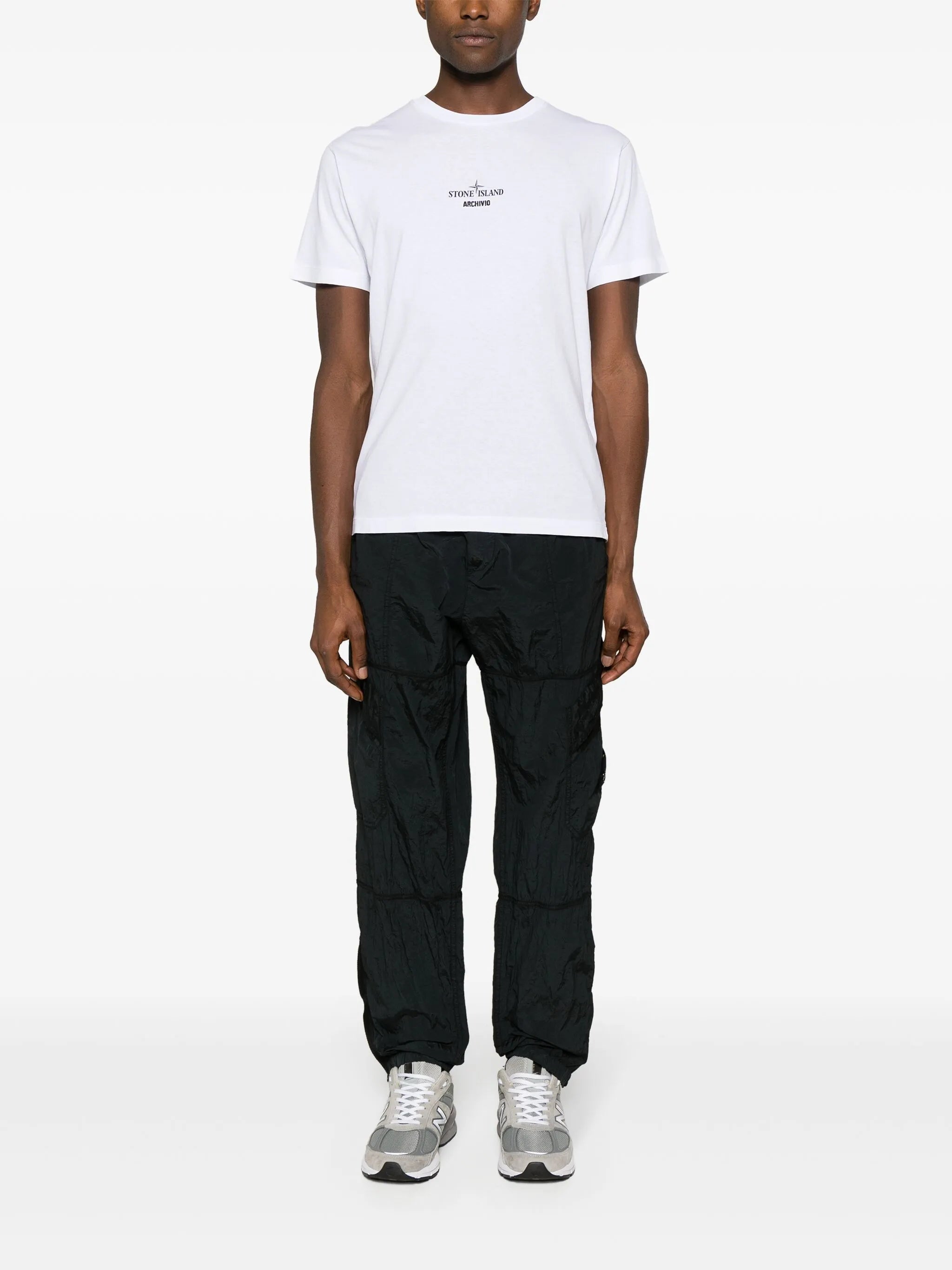 logo-print cotton T-shirt