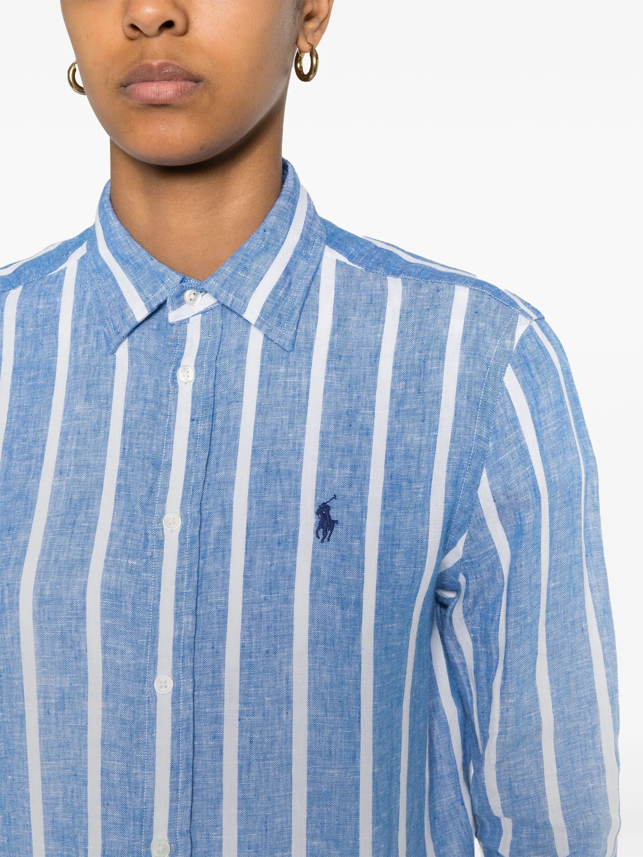 striped linen shirt