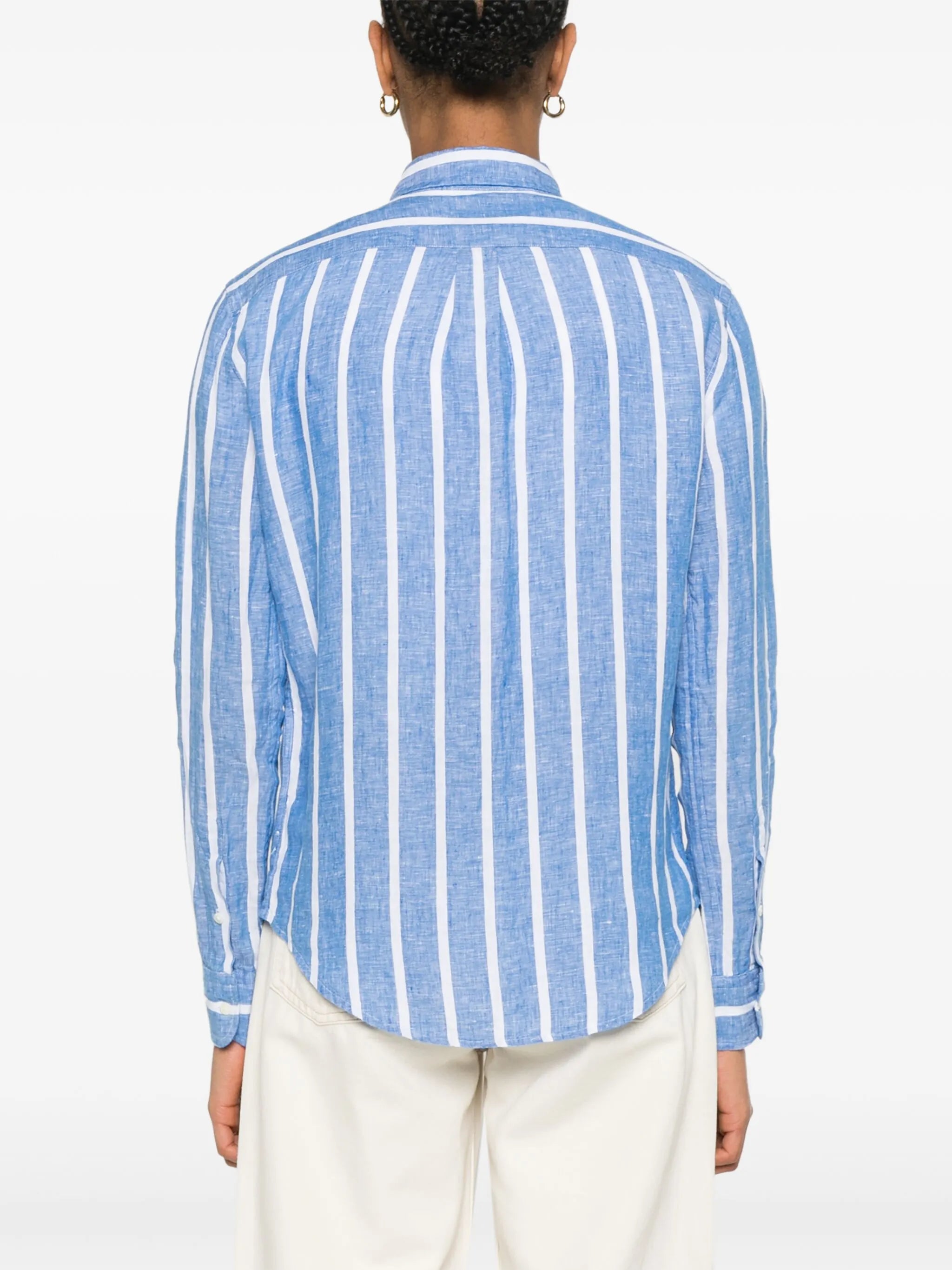 striped linen shirt