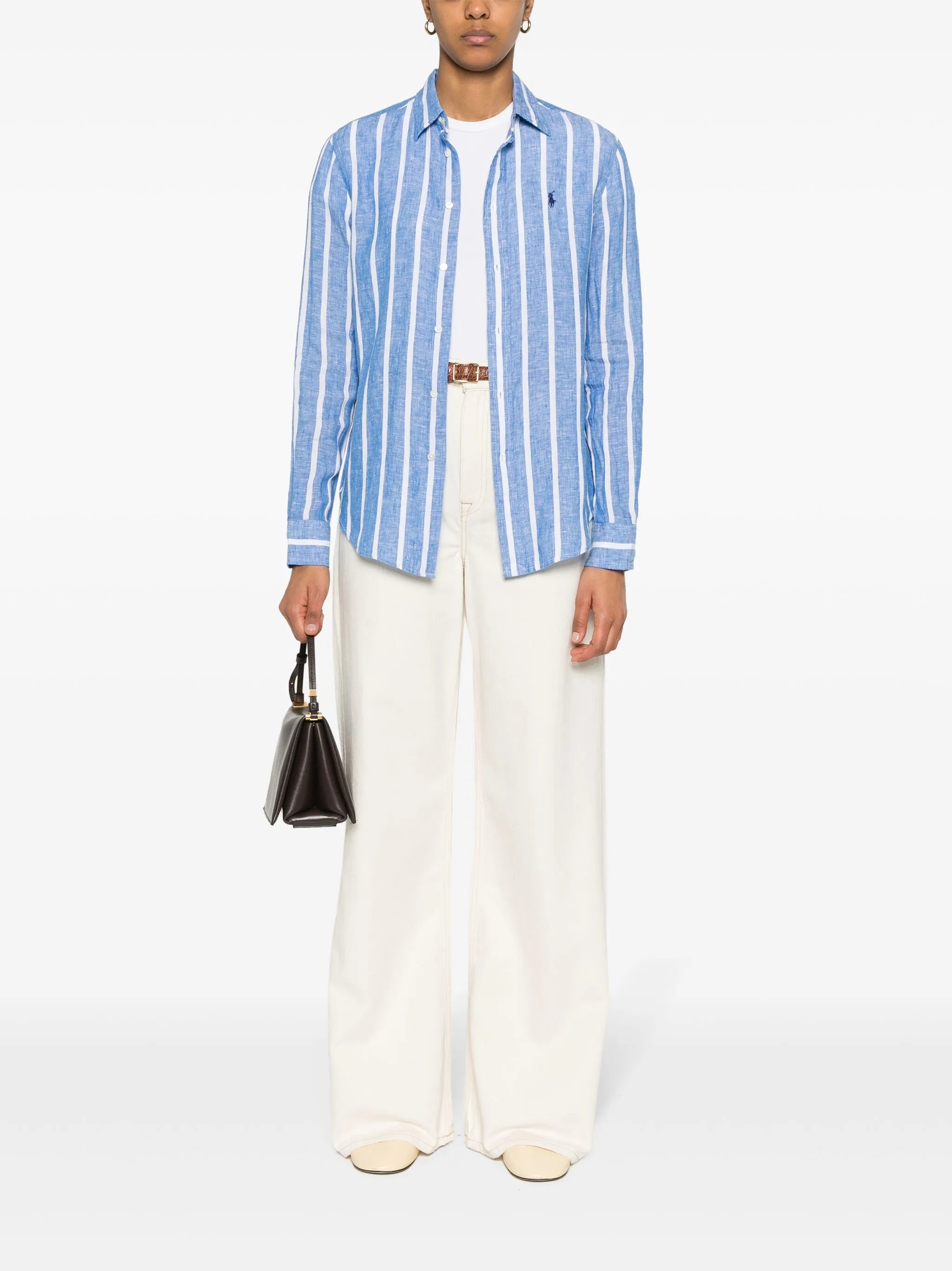 striped linen shirt