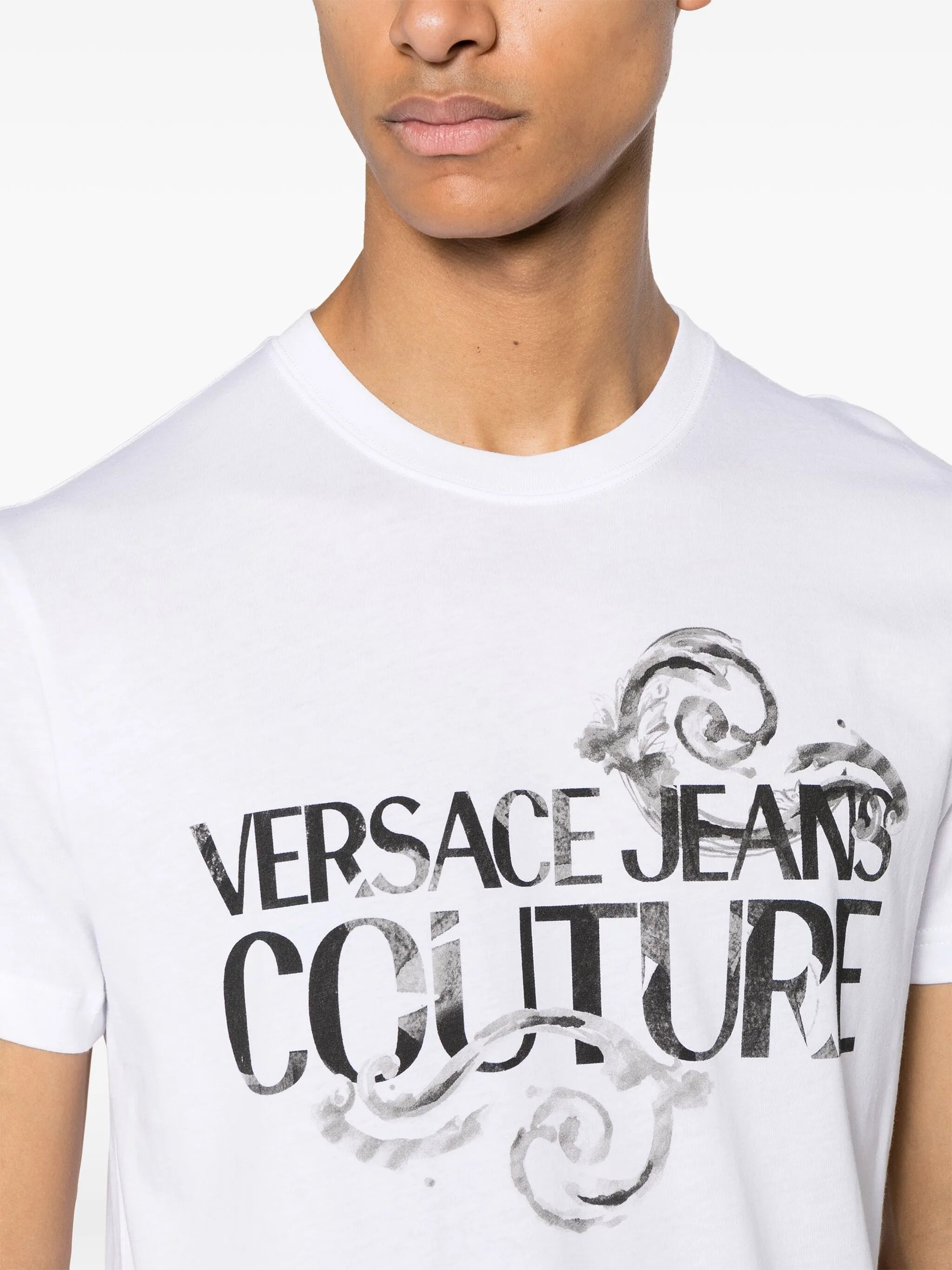 logo-print cotton T-shirt