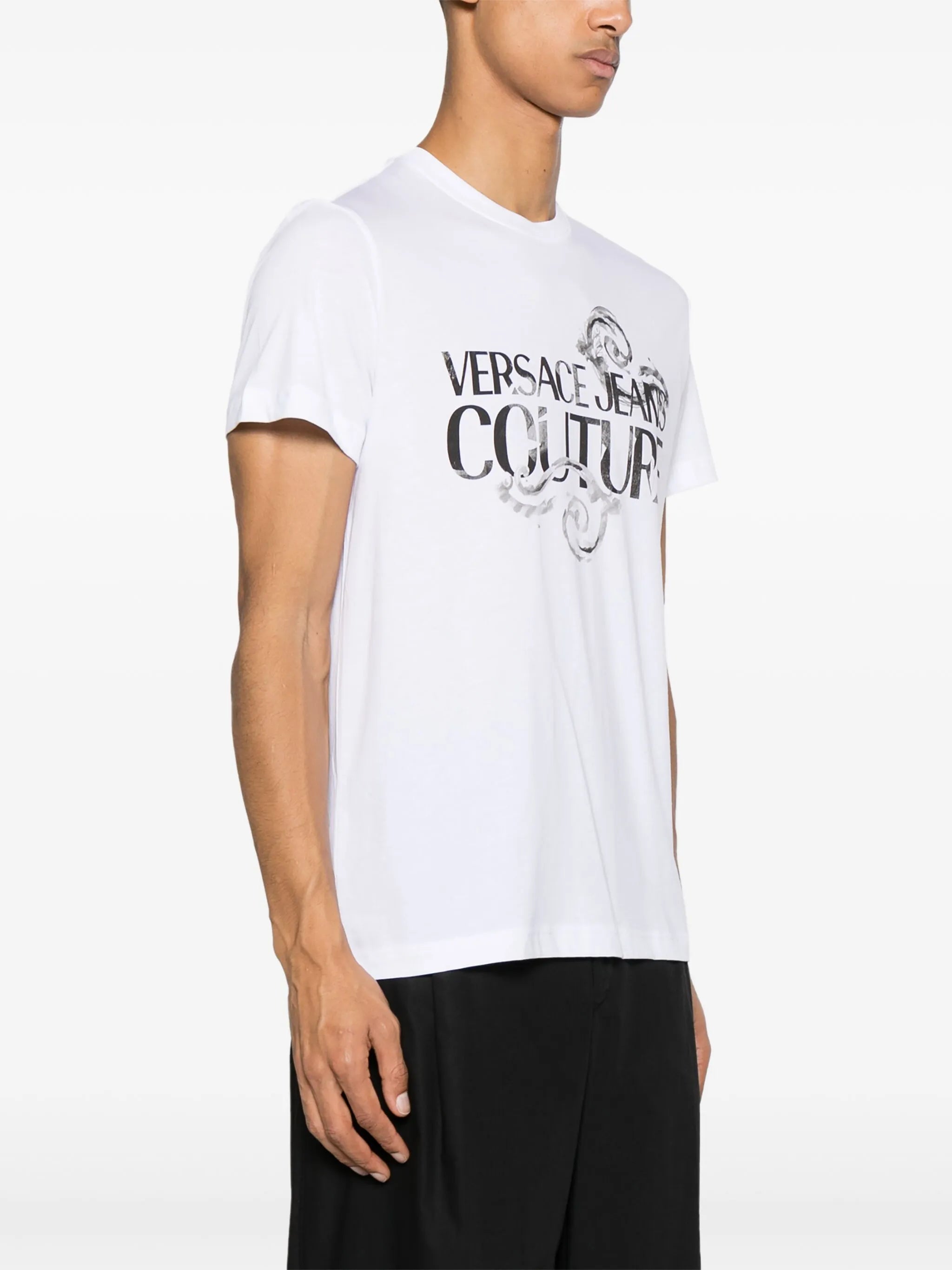 logo-print cotton T-shirt