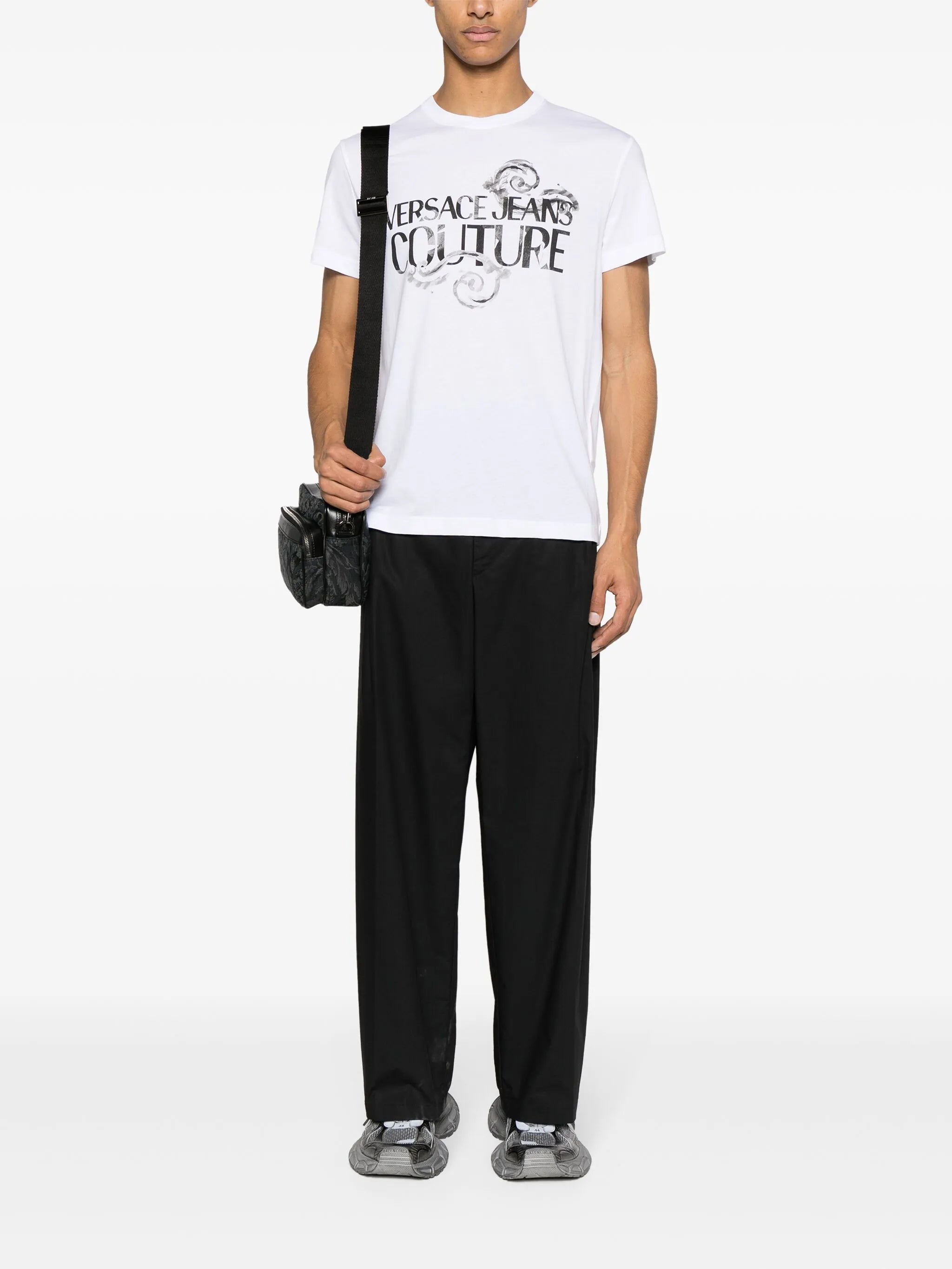 logo-print cotton T-shirt