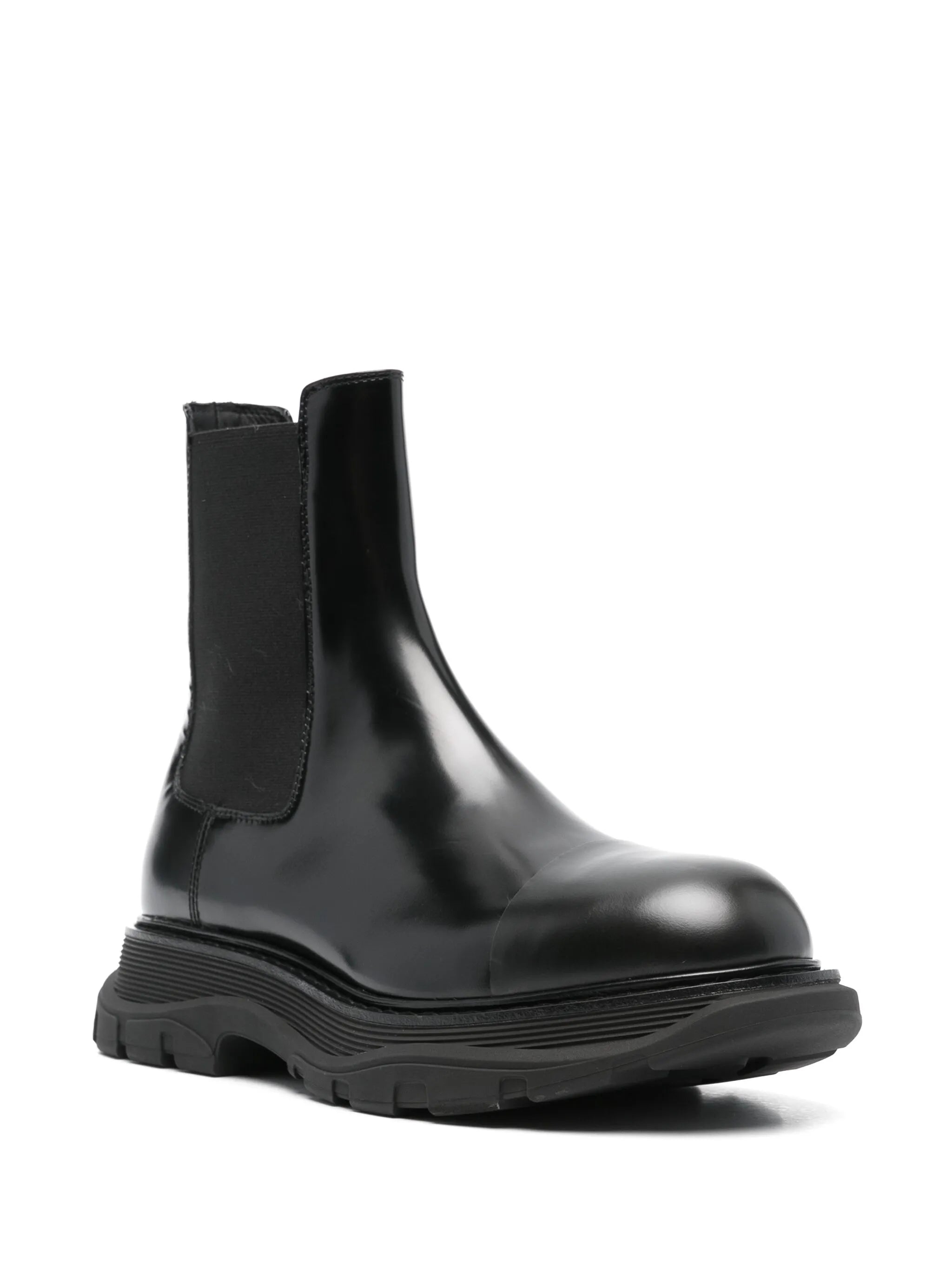 Tread leather Chelsea boots