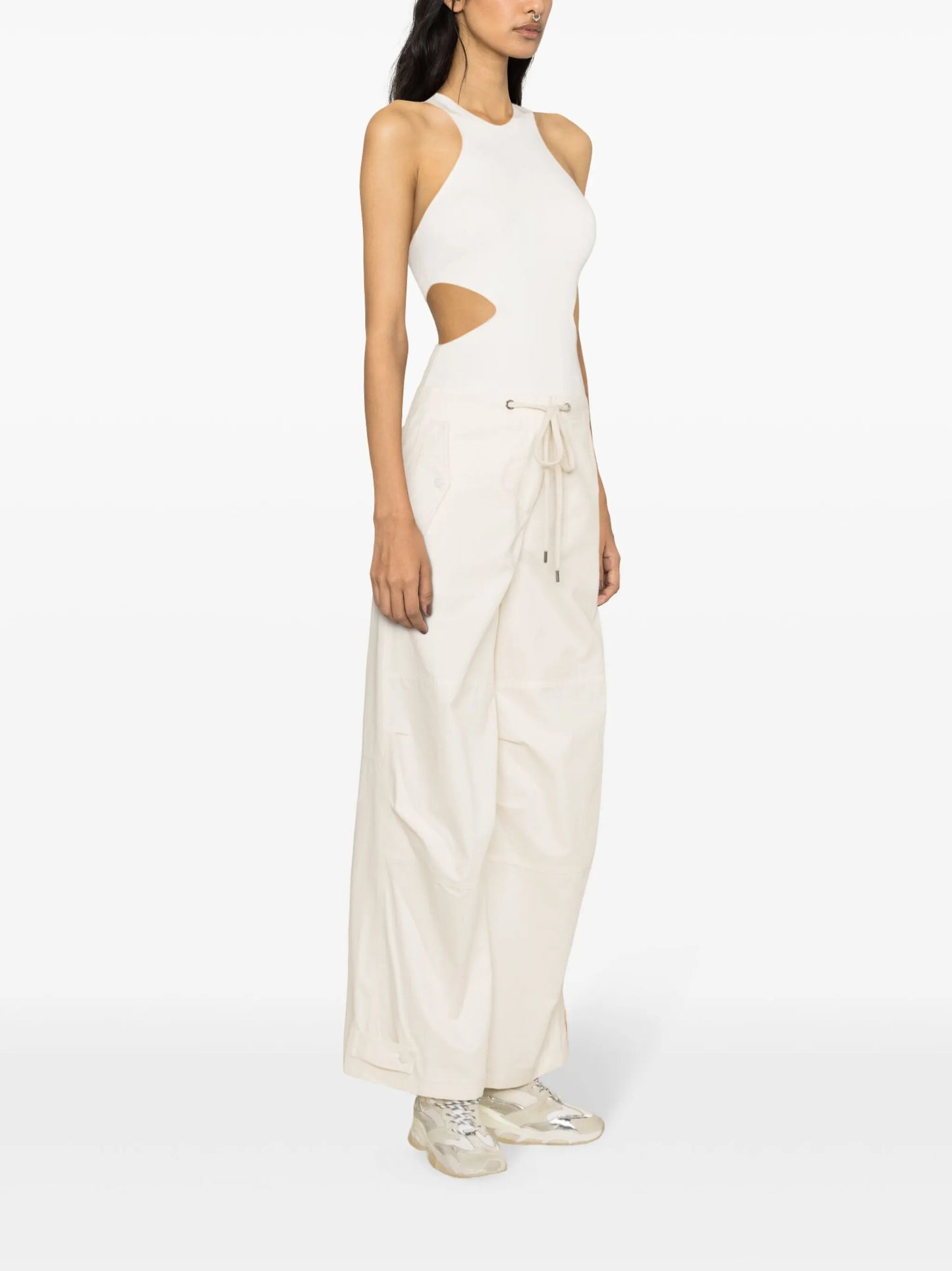 ripstop cotton cargo trousers