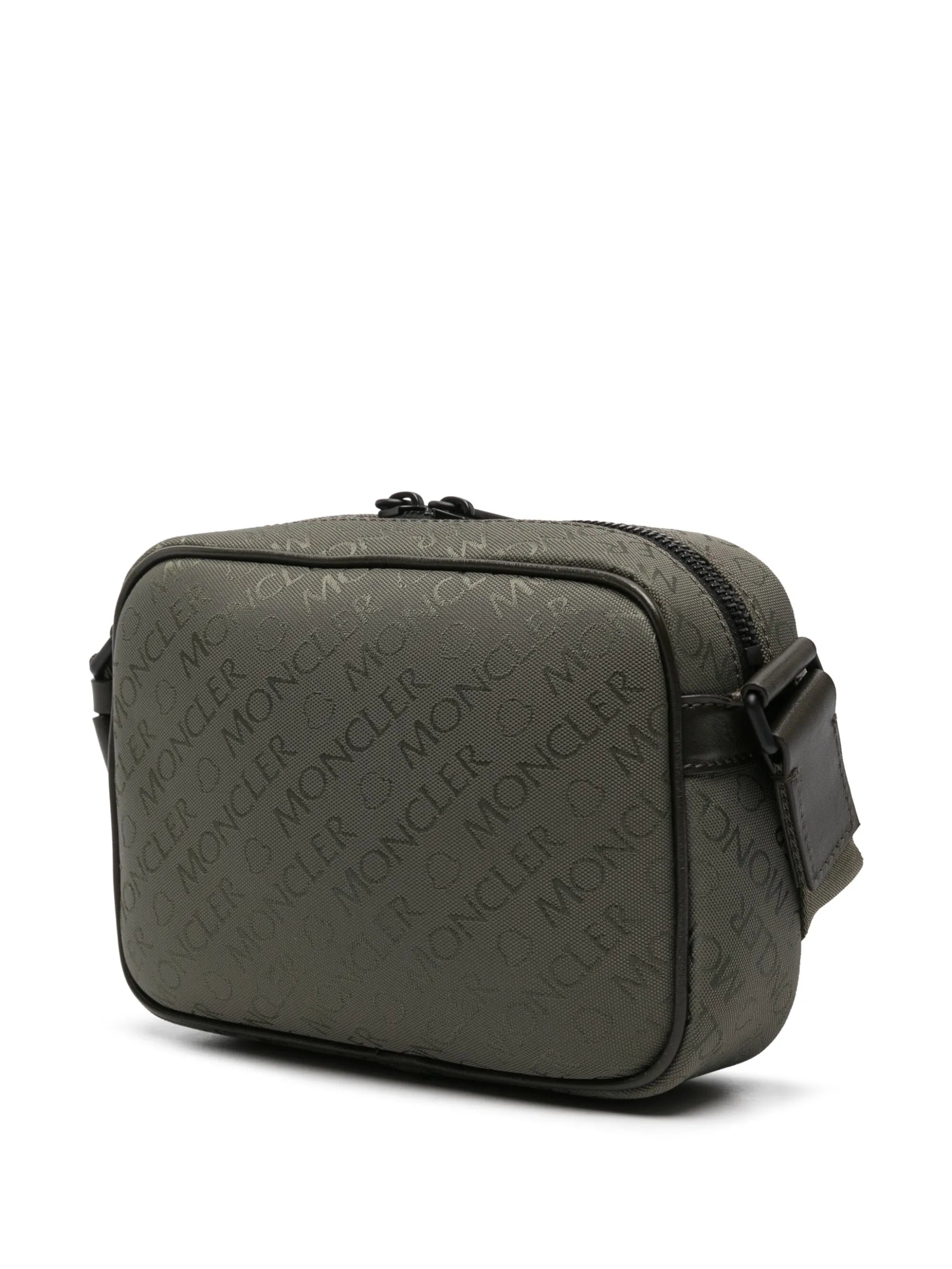 Tech jacquard crossbody bag