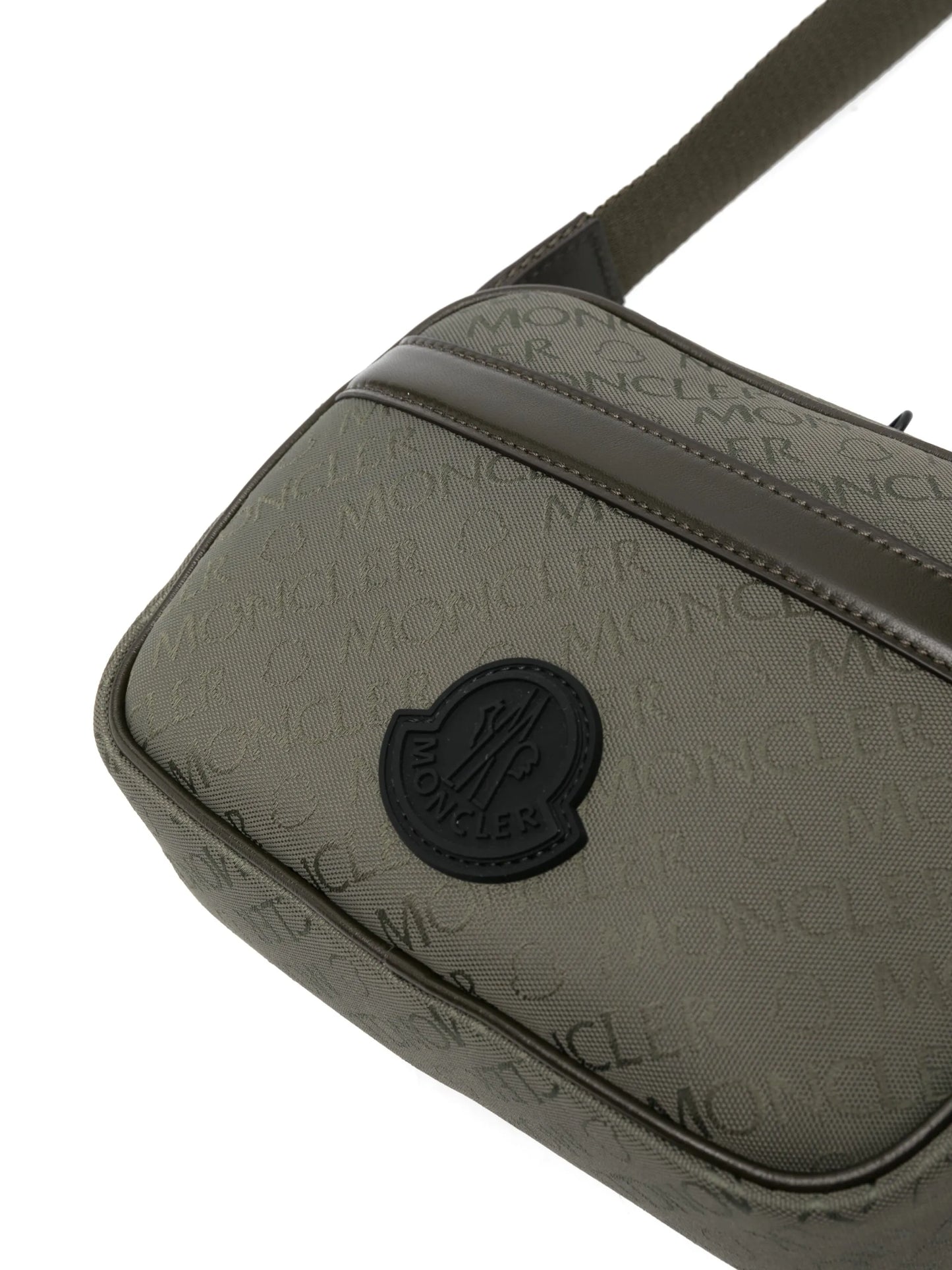 Tech jacquard crossbody bag