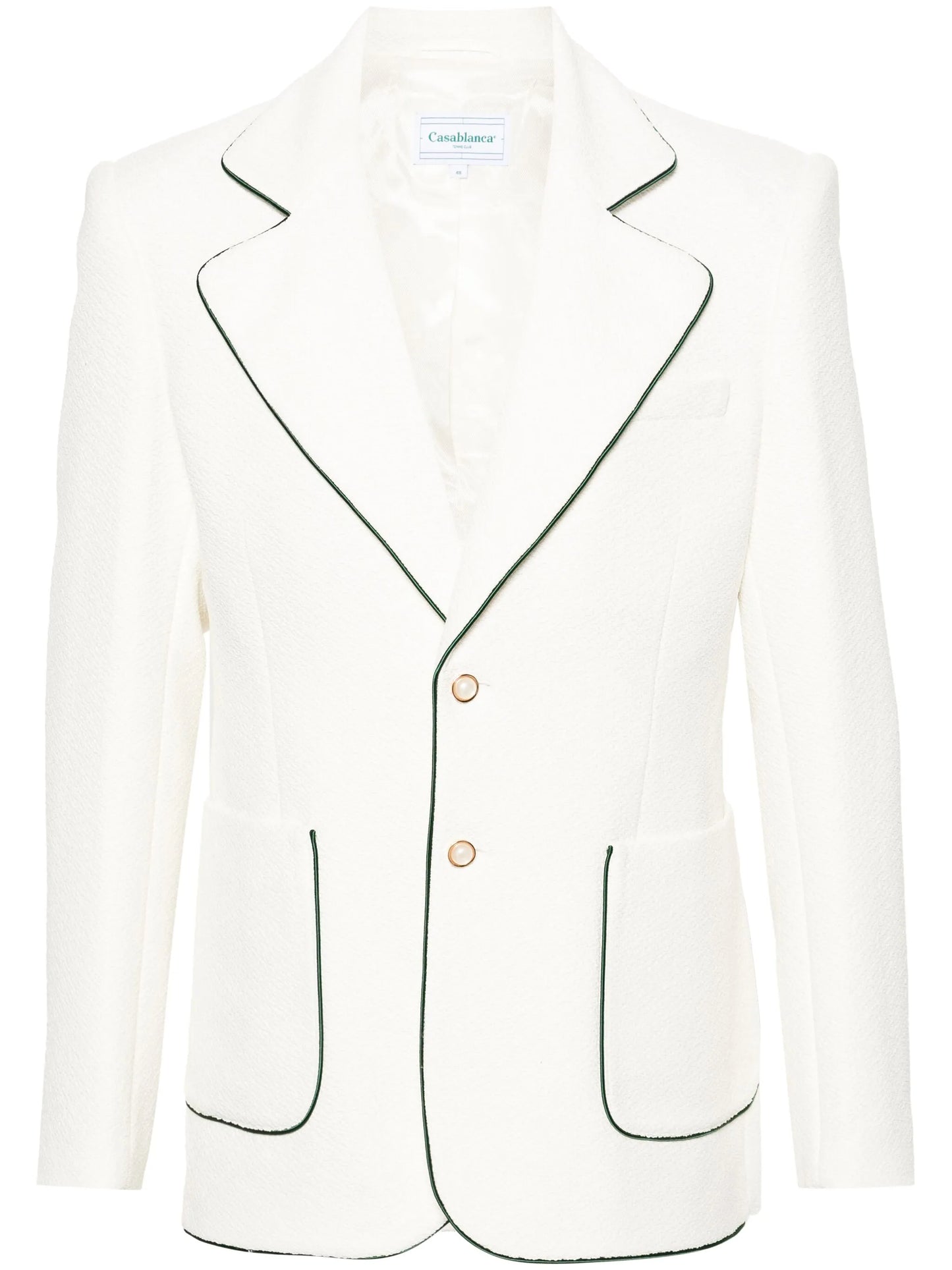 Tennis single-breasted blazer