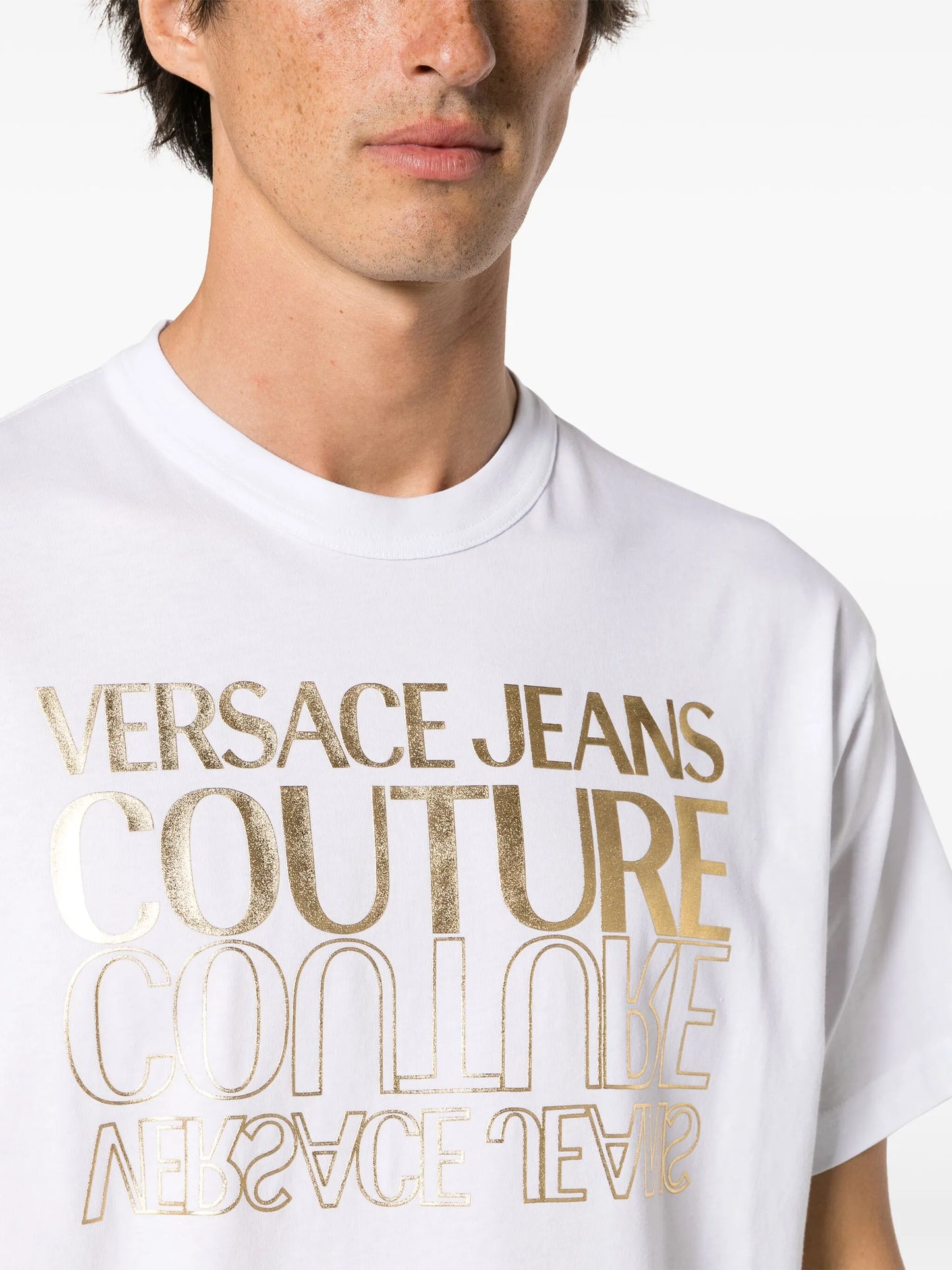 logo-print cotton T-shirt