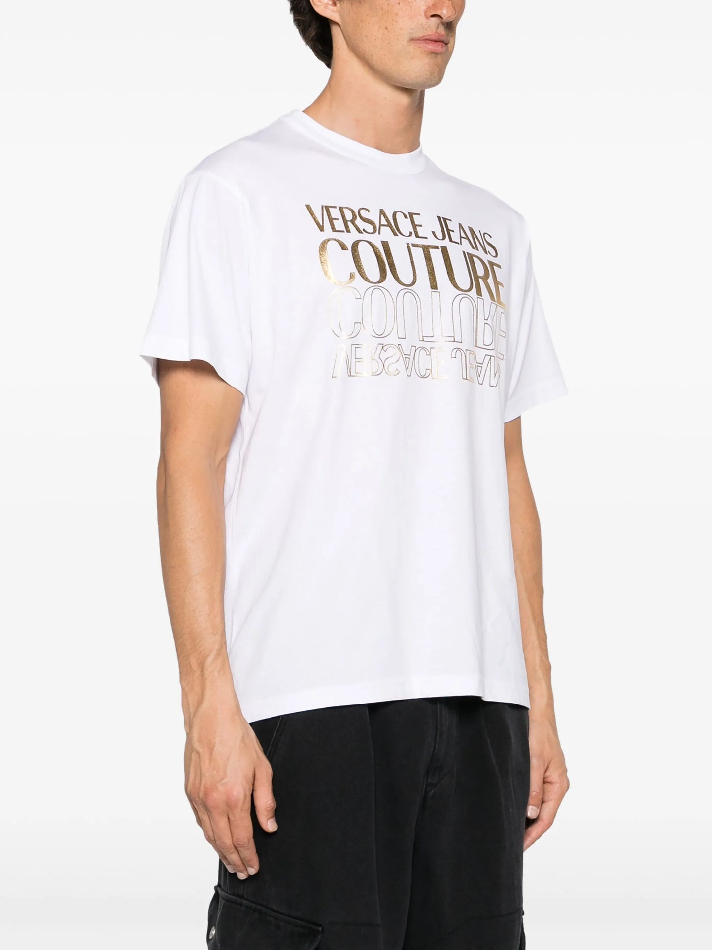 logo-print cotton T-shirt