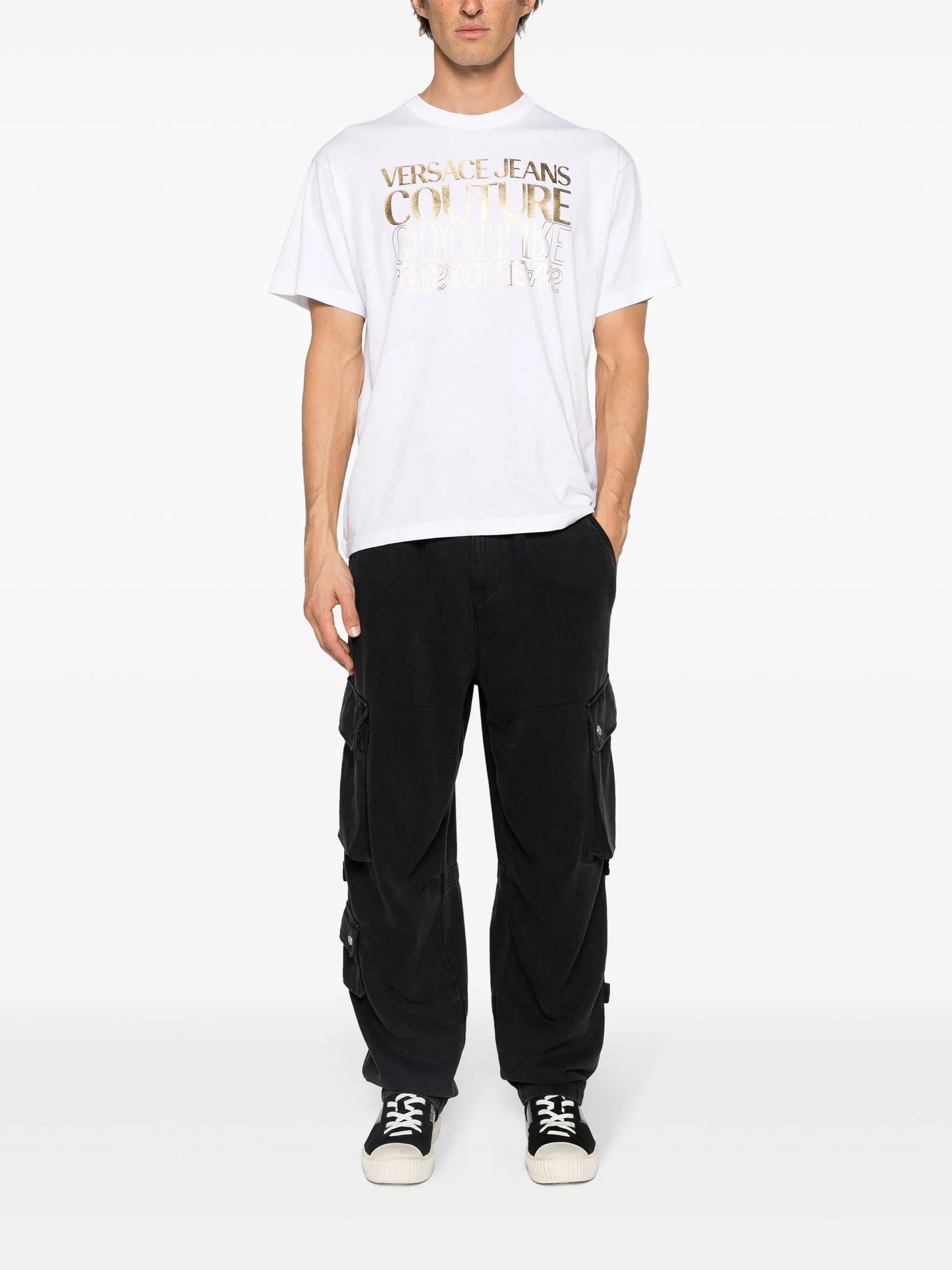 logo-print cotton T-shirt